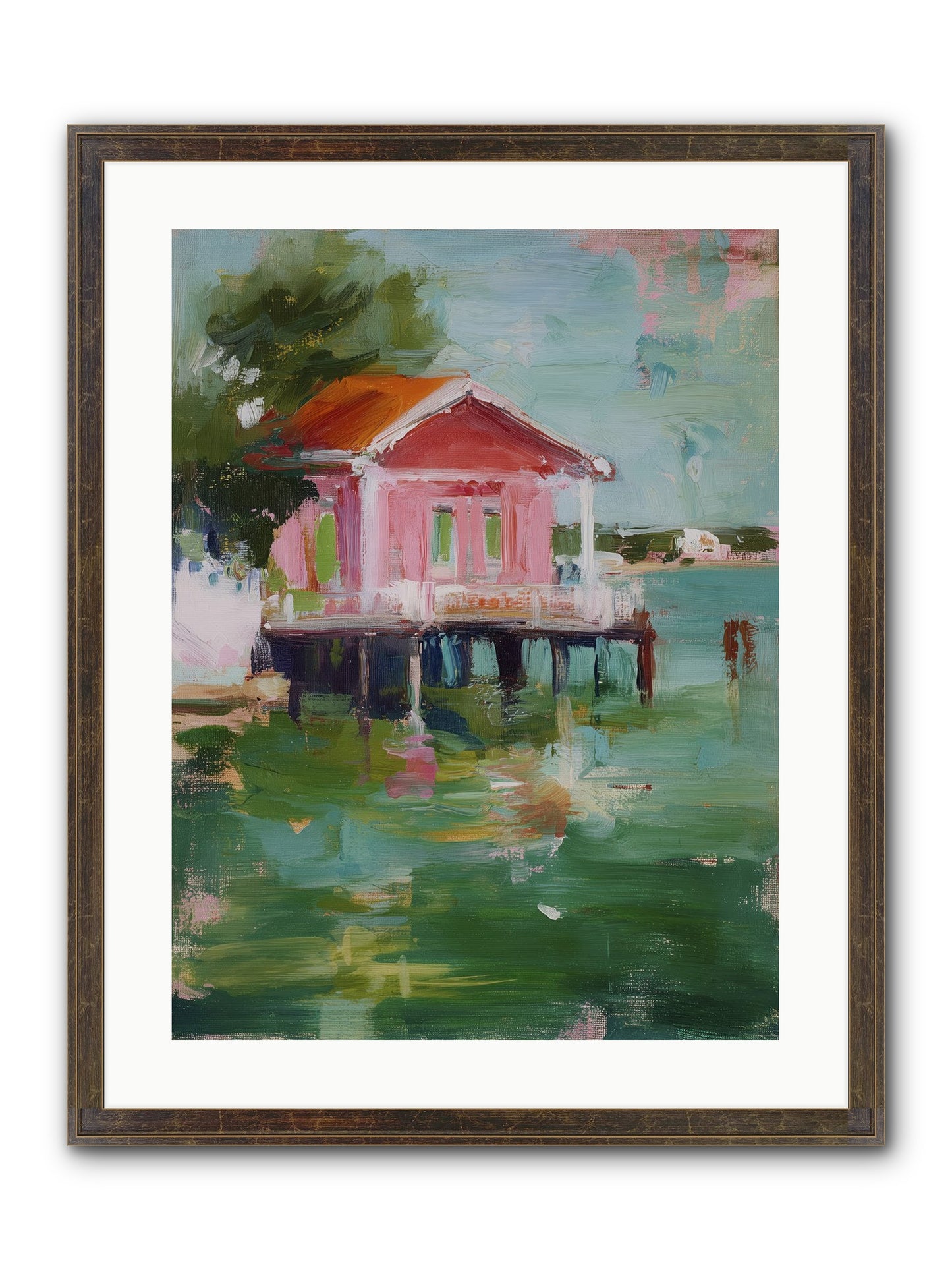 Sanctuary Serenaded Framed Print - Slimwoods Black/Gold 18x24