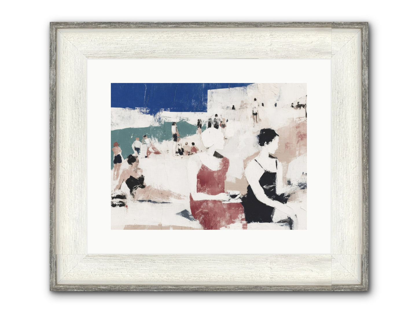 Sand-kissed No.2 Framed Print - Driftwood White 16x12