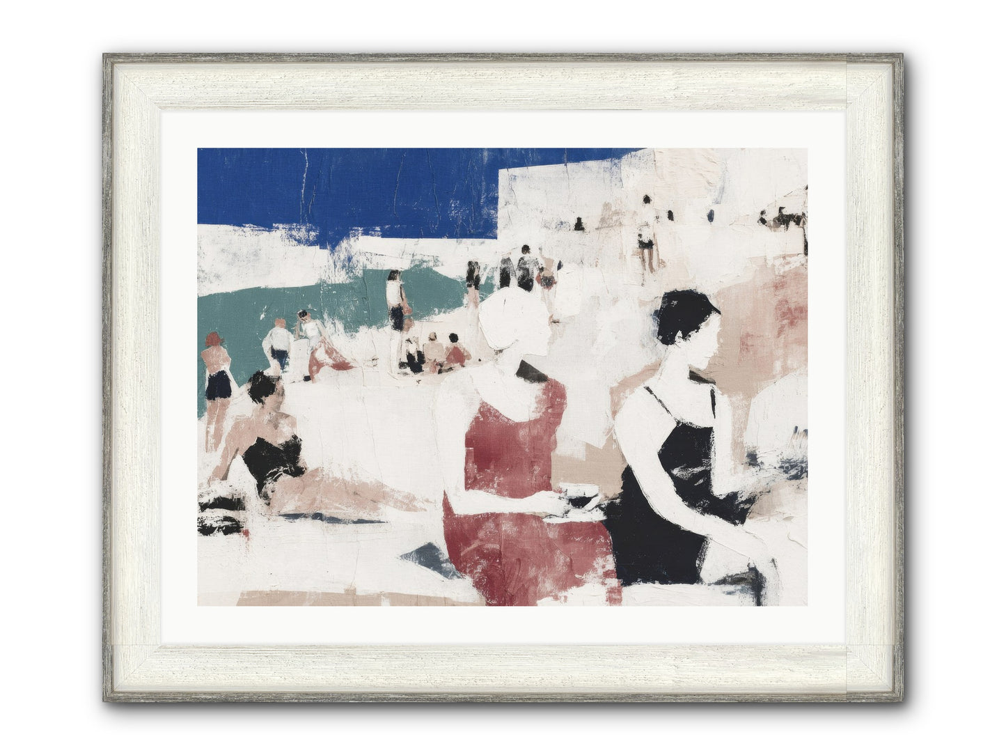 Sand-kissed No.2 Framed Print - Driftwood White 32x24