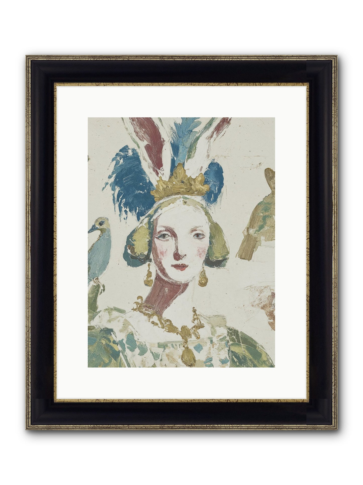 Sapphire Doesn't Apologize Framed Print - Black & Gold 12x16