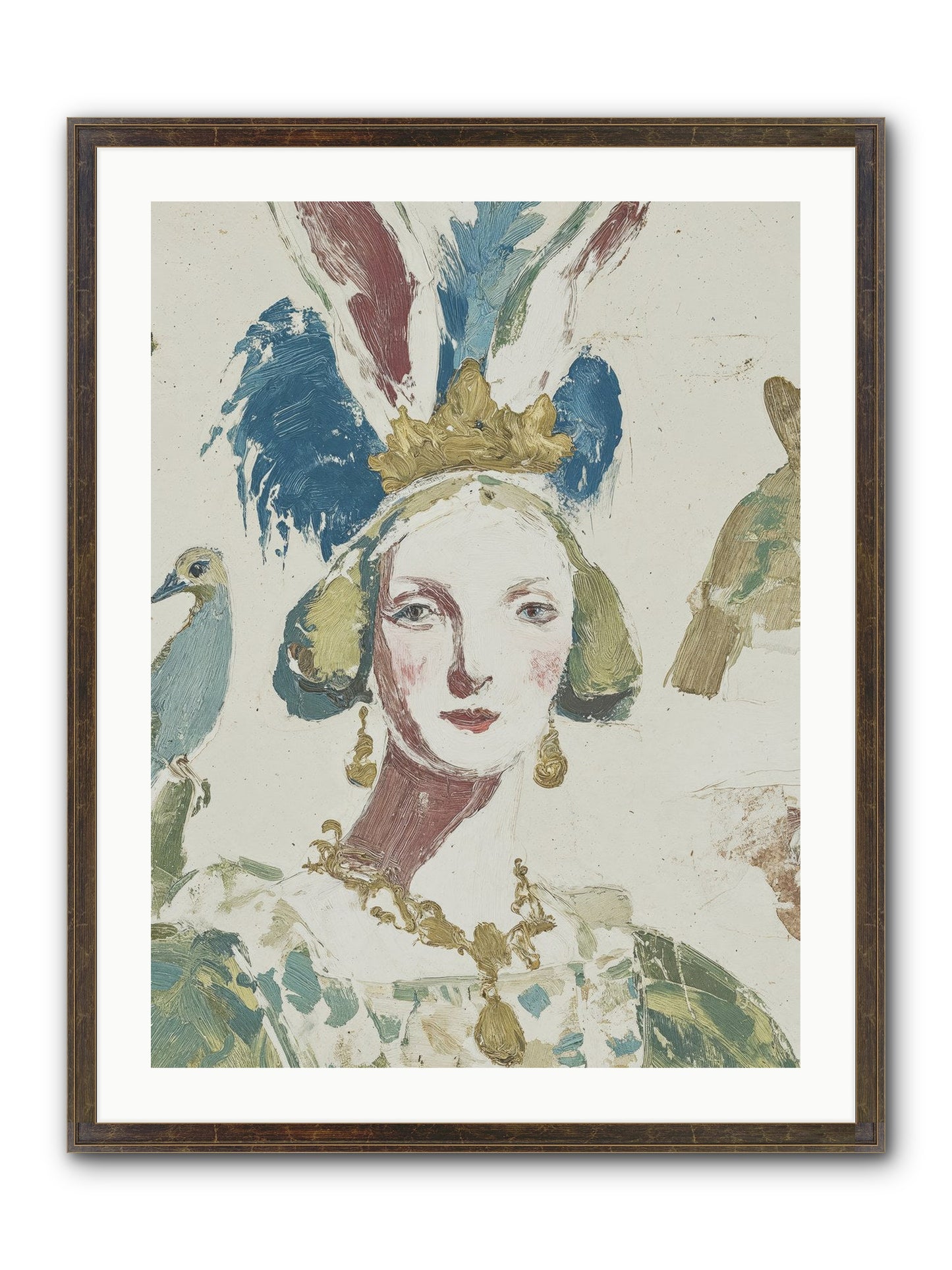 Sapphire Doesn't Apologize Framed Print - Slimwoods Black/Gold 24x32
