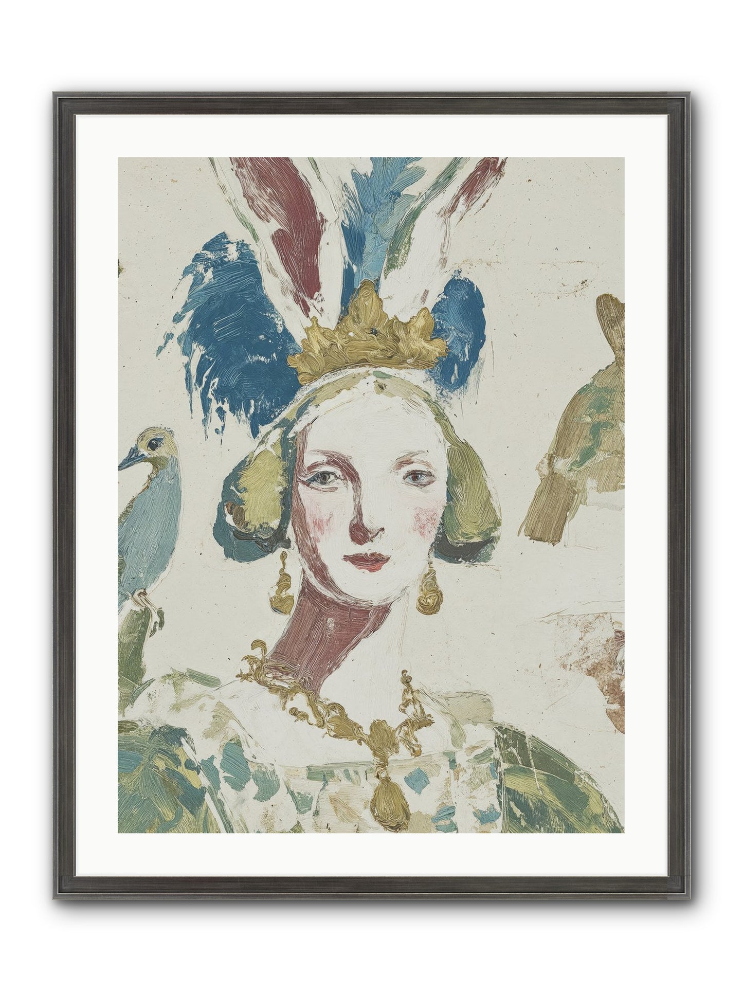 Sapphire Doesn't Apologize Framed Print - Slimwoods Black/Silver 24x32