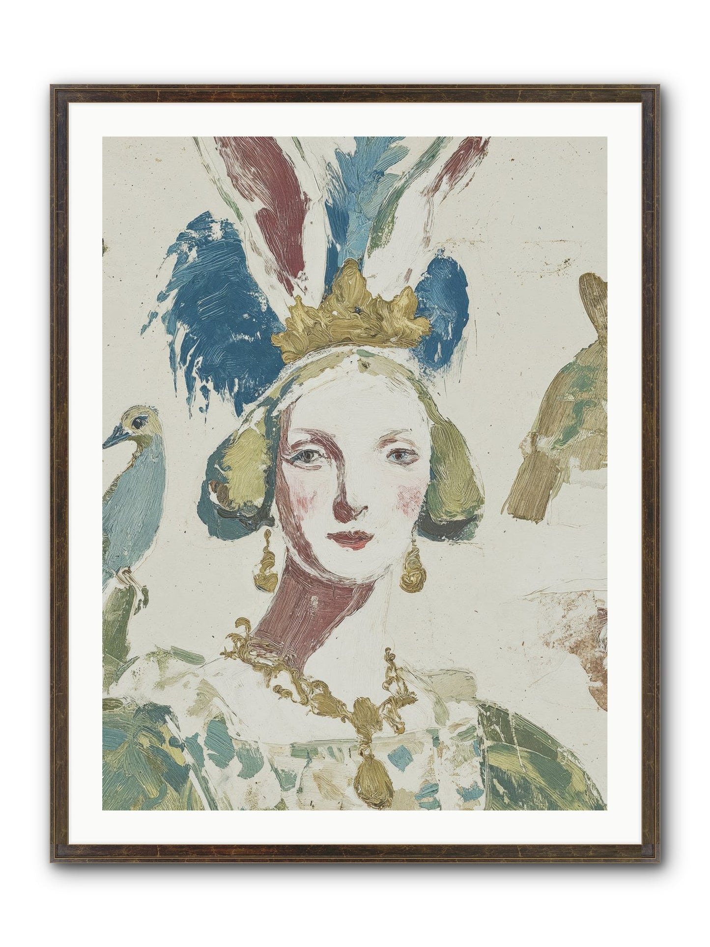 Sapphire Doesn't Apologize Framed Print - Slimwoods Black/Gold 30x40