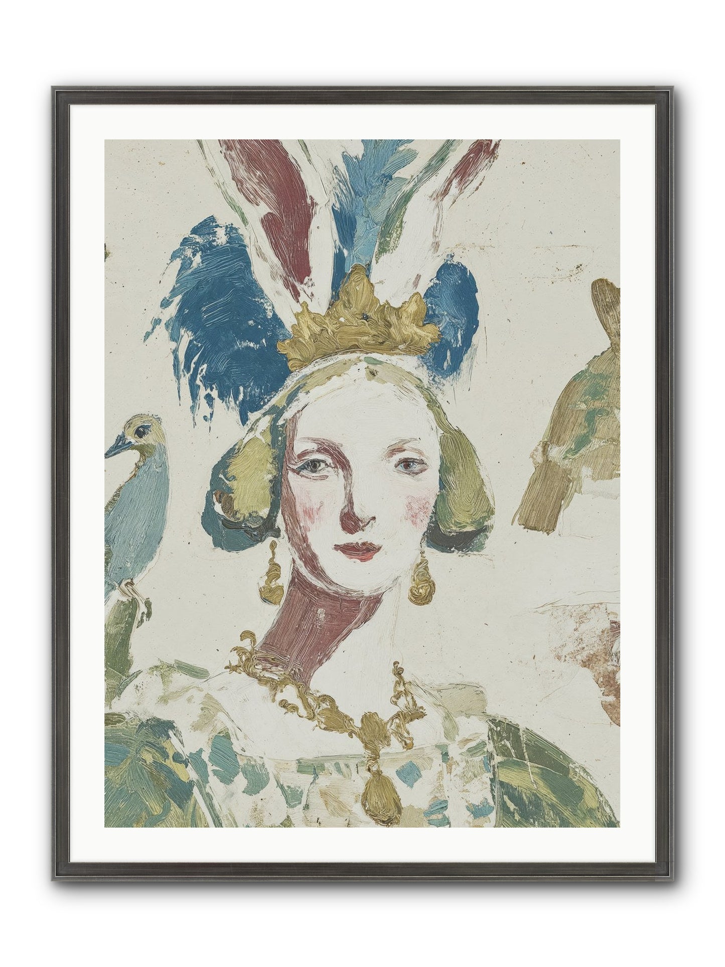 Sapphire Doesn't Apologize Framed Print - Slimwoods Black/Silver 30x40