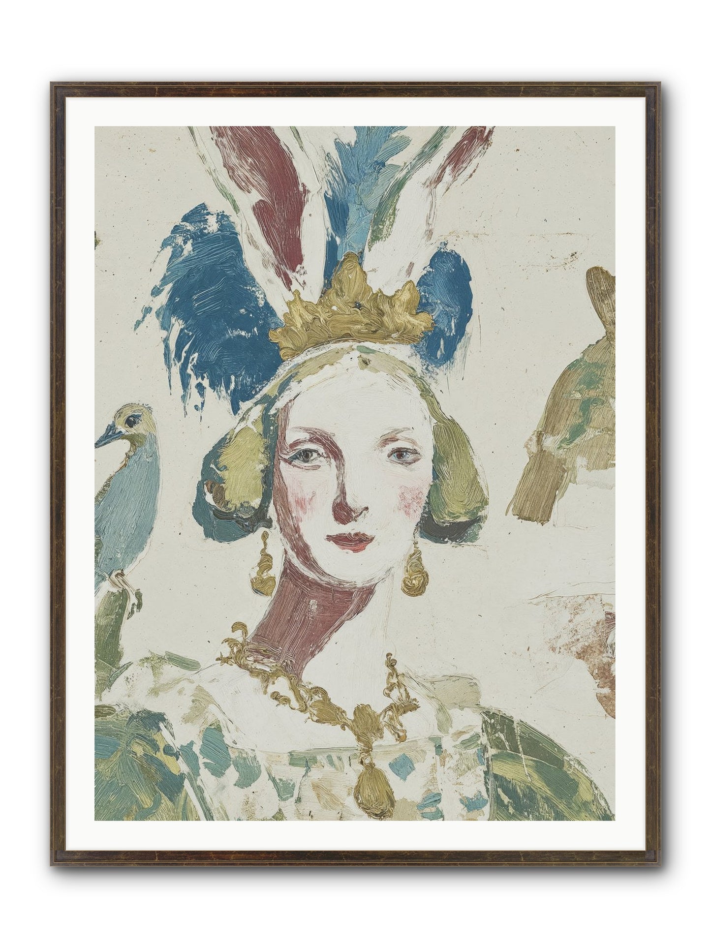 Sapphire Doesn't Apologize Framed Print - Slimwoods Black/Gold 36x48