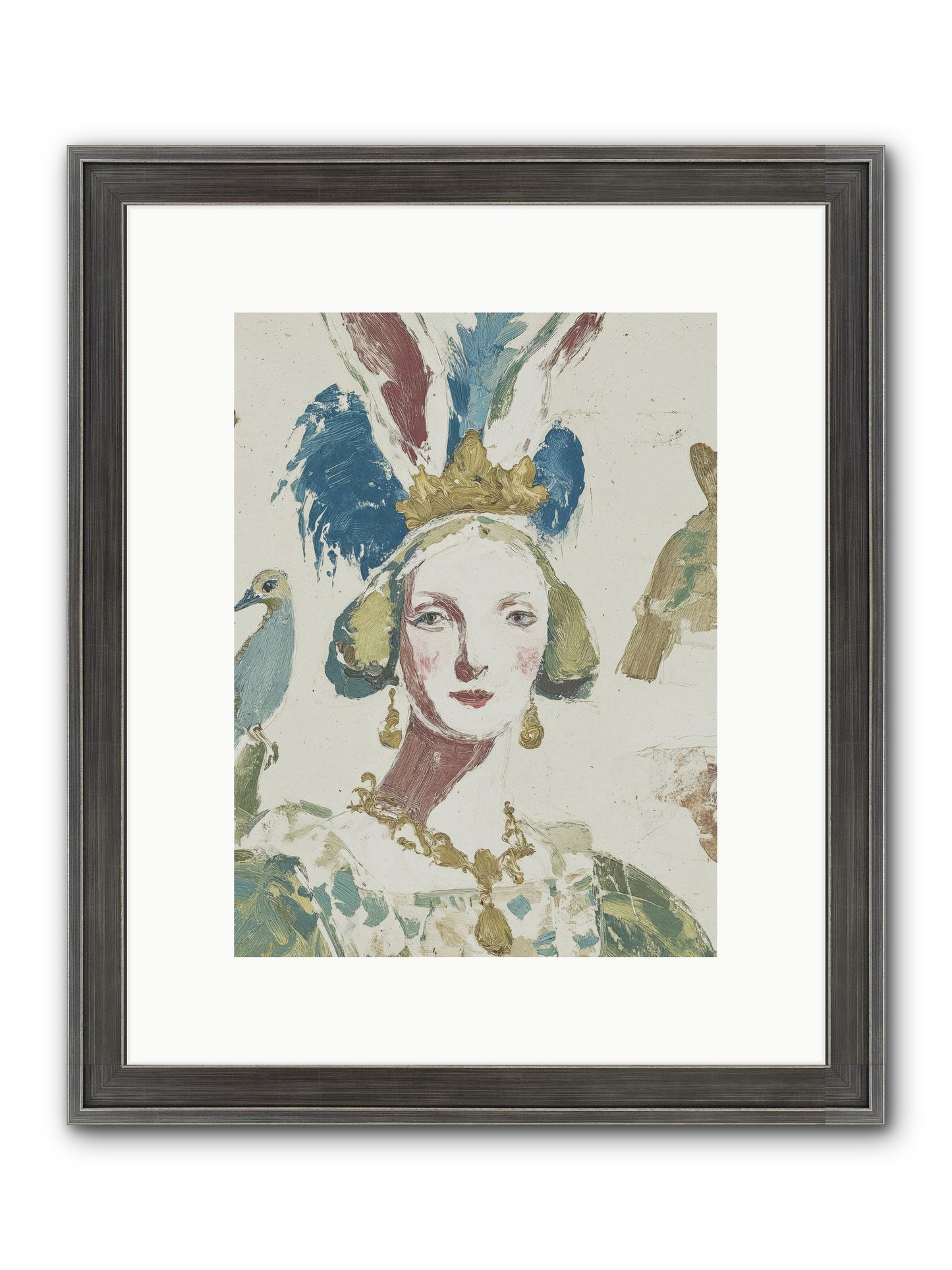 Sapphire Doesn't Apologize Framed Print - Slimwoods Black/Silver 9x12