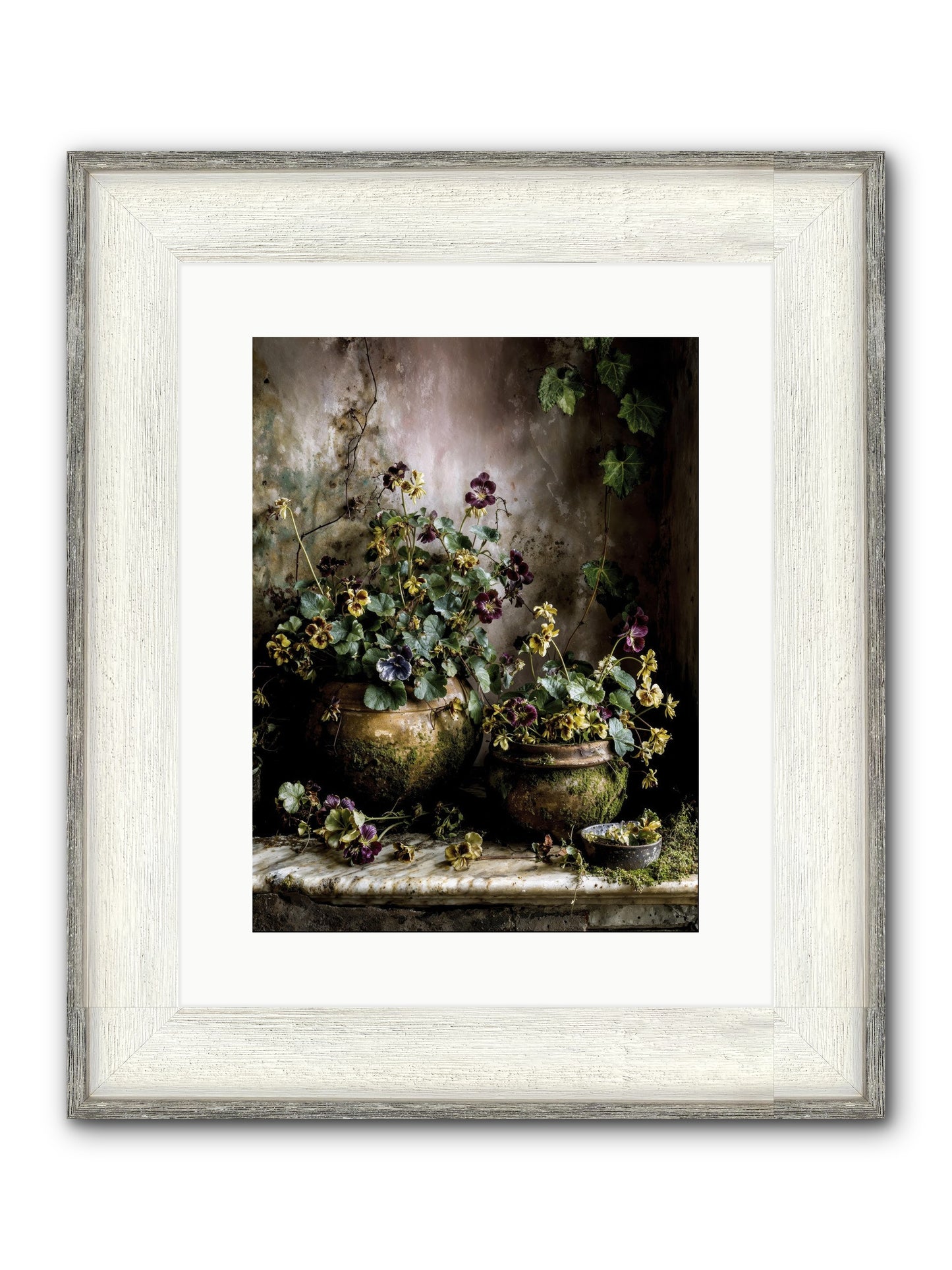 Saturdaysouls Framed Print - Driftwood White 12x16
