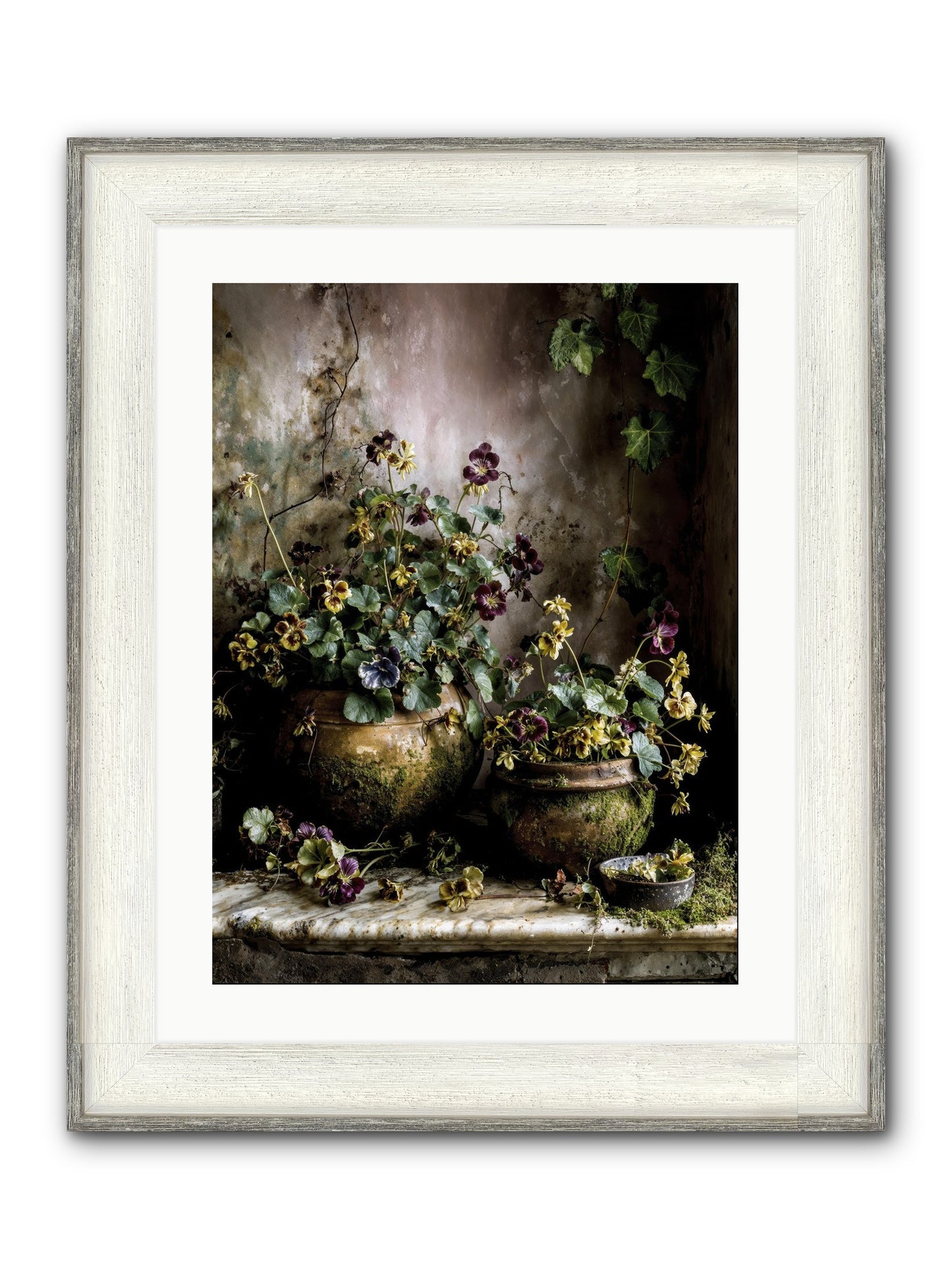 Saturdaysouls Framed Print - Driftwood White 18x24