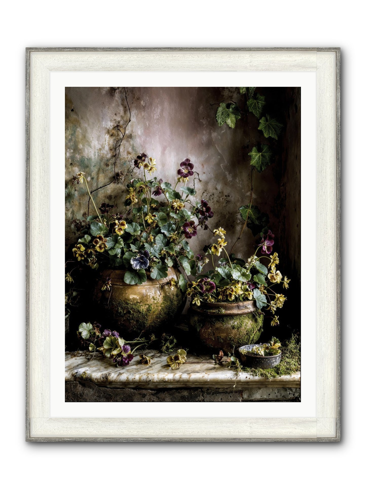 Saturdaysouls Framed Print - Driftwood White 30x40
