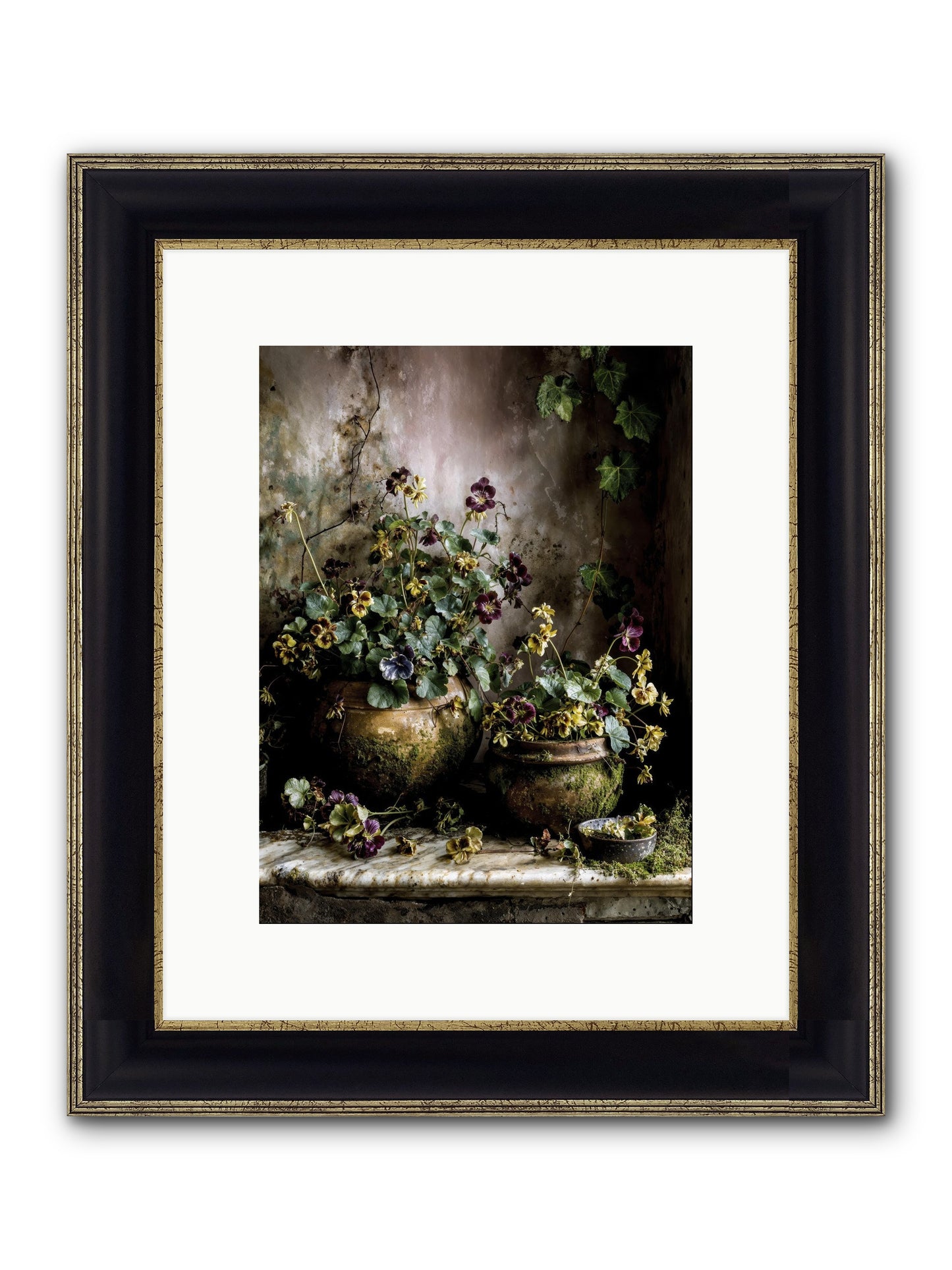 Saturdaysouls Framed Print - Black & Gold 9x12