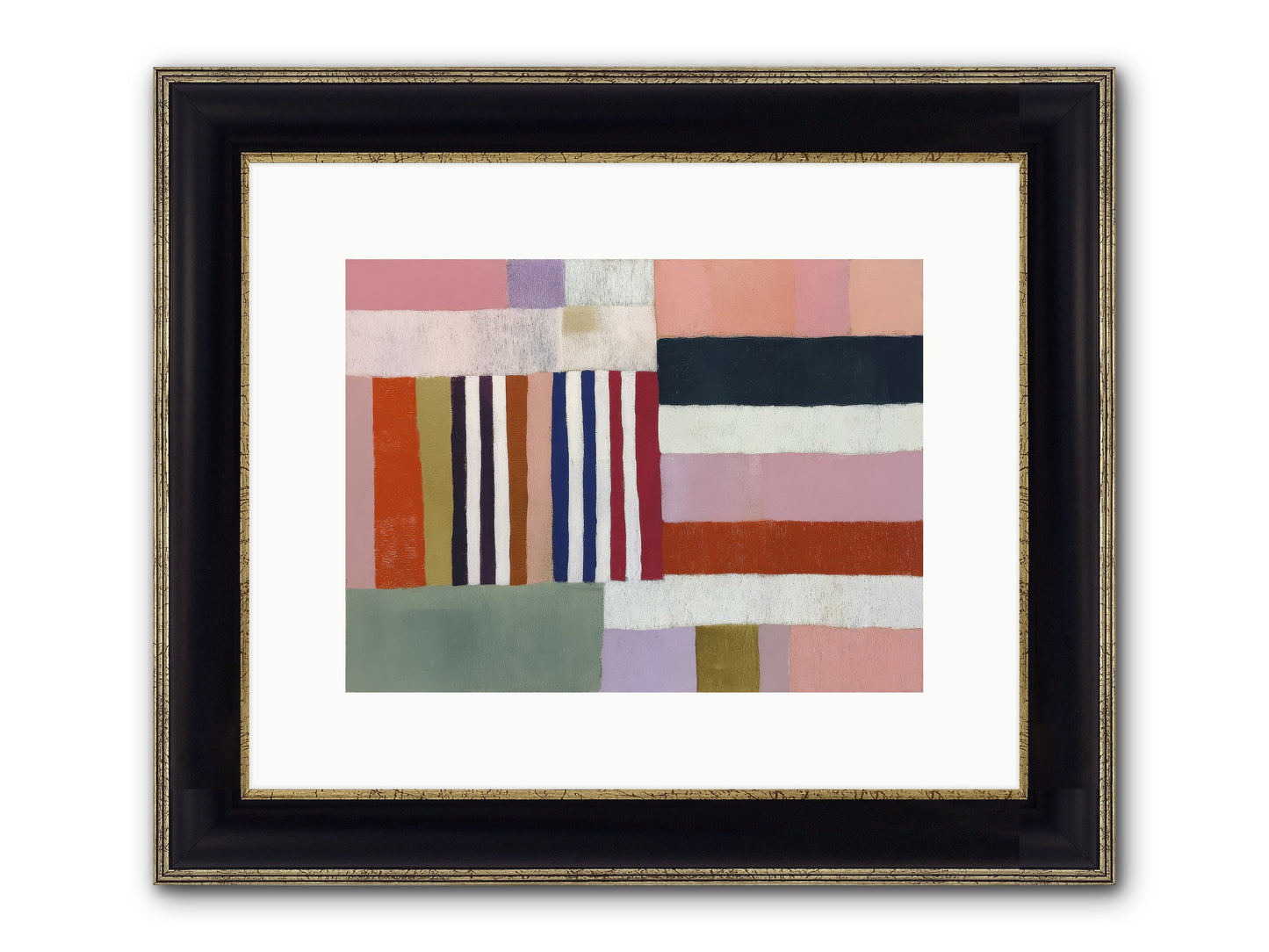 Seaborne Legacy Framed Print - Black & Gold 12x9