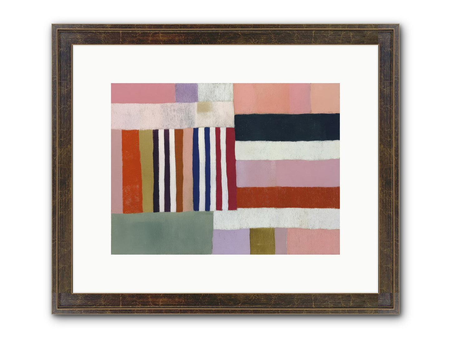 Seaborne Legacy Framed Print - Slimwoods Black/Gold 12x9