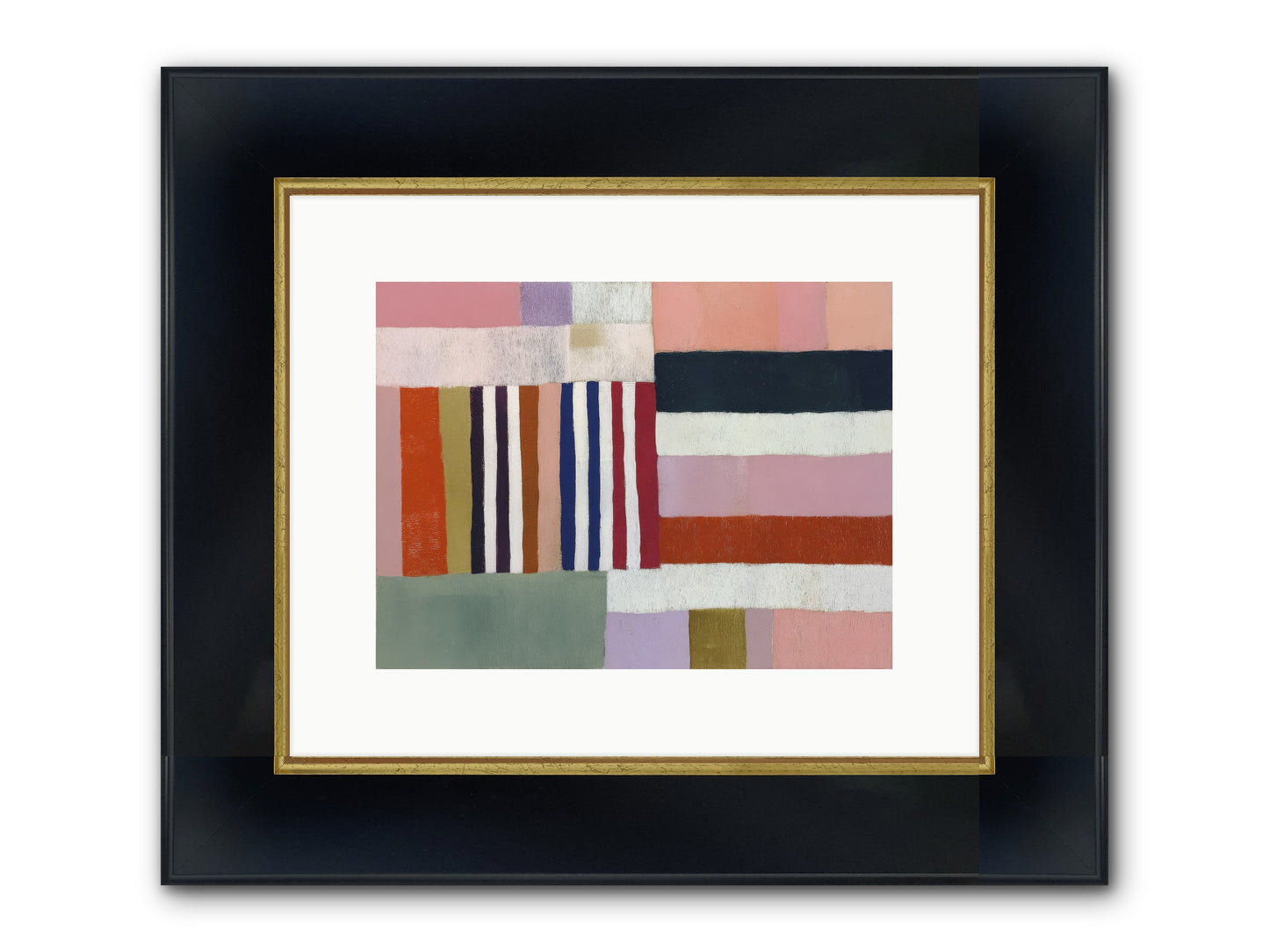 Seaborne Legacy Framed Print - Wide Black w/Gold 12x9