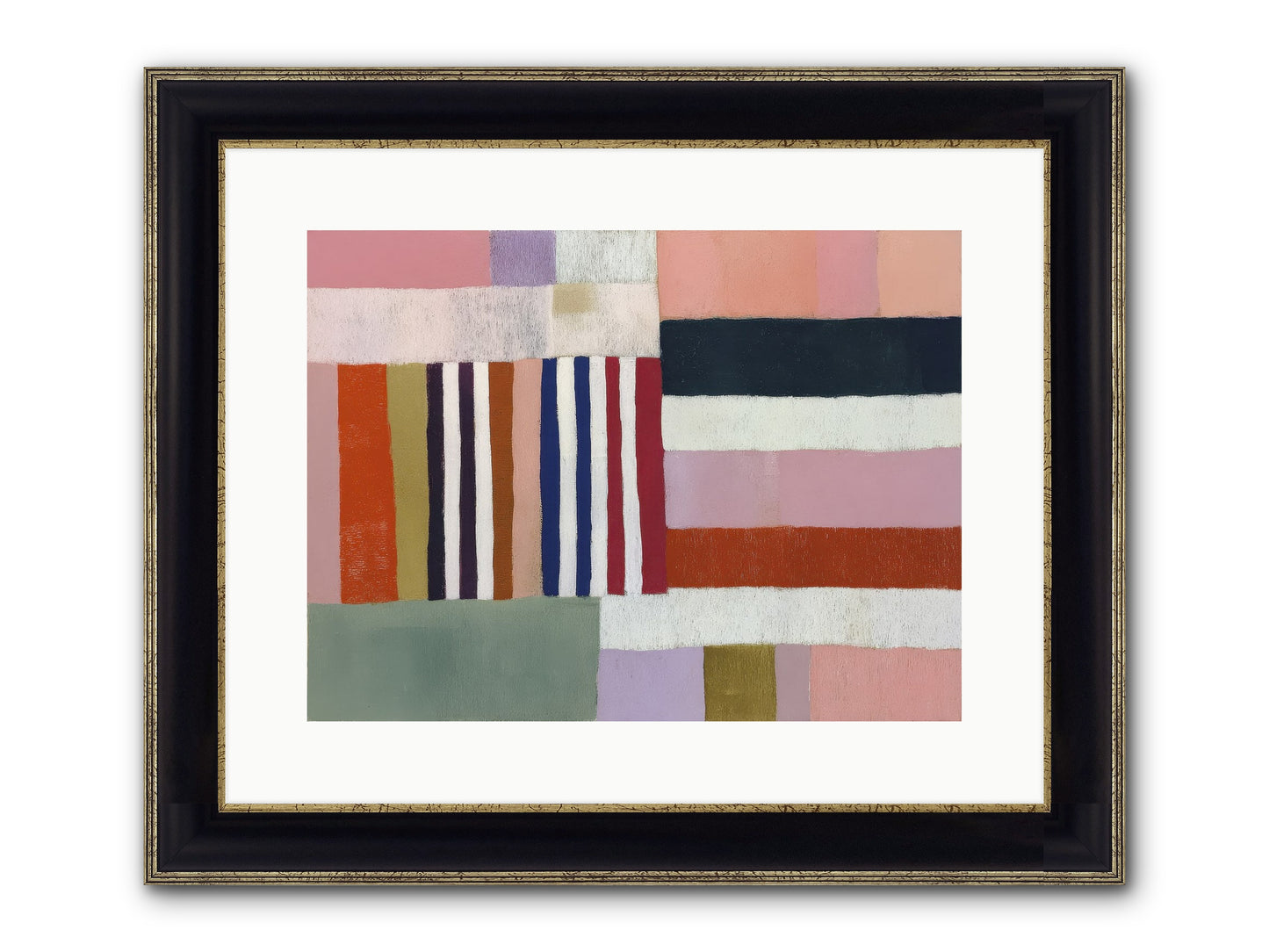 Seaborne Legacy Framed Print - Black & Gold 16x12
