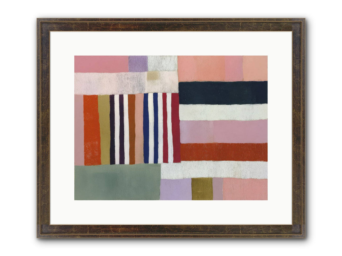 Seaborne Legacy Framed Print - Slimwoods Black/Gold 16x12