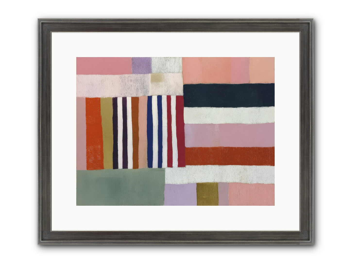 Seaborne Legacy Framed Print - Slimwoods Black/Silver 16x12