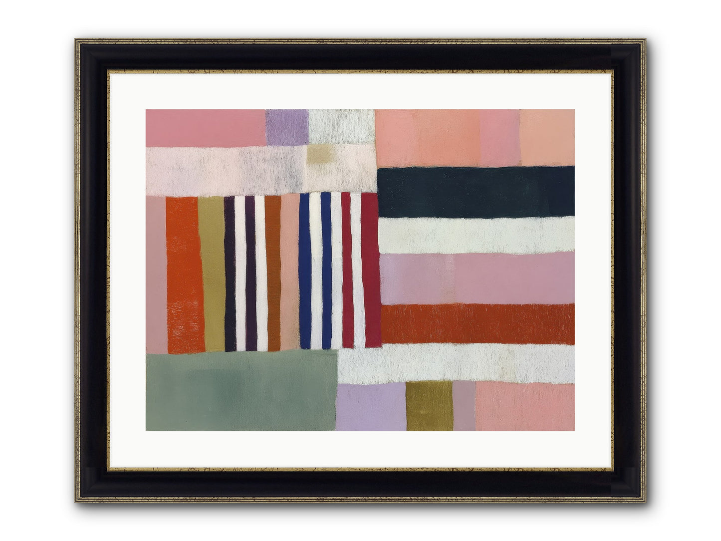 Seaborne Legacy Framed Print - Black & Gold 24x18