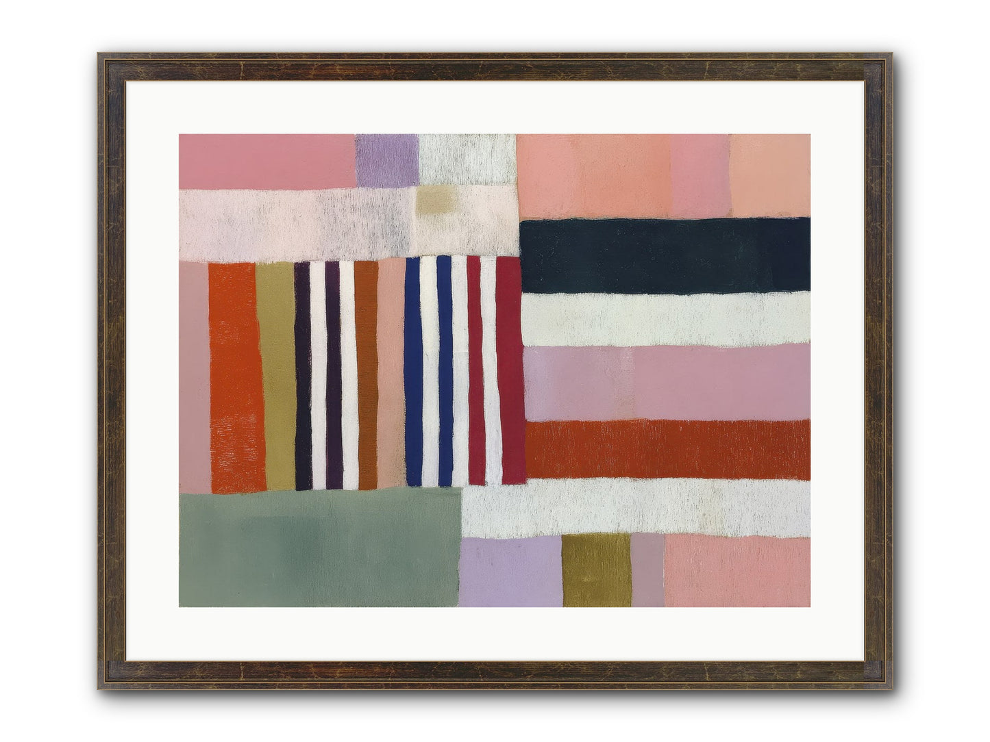 Seaborne Legacy Framed Print - Slimwoods Black/Gold 24x18