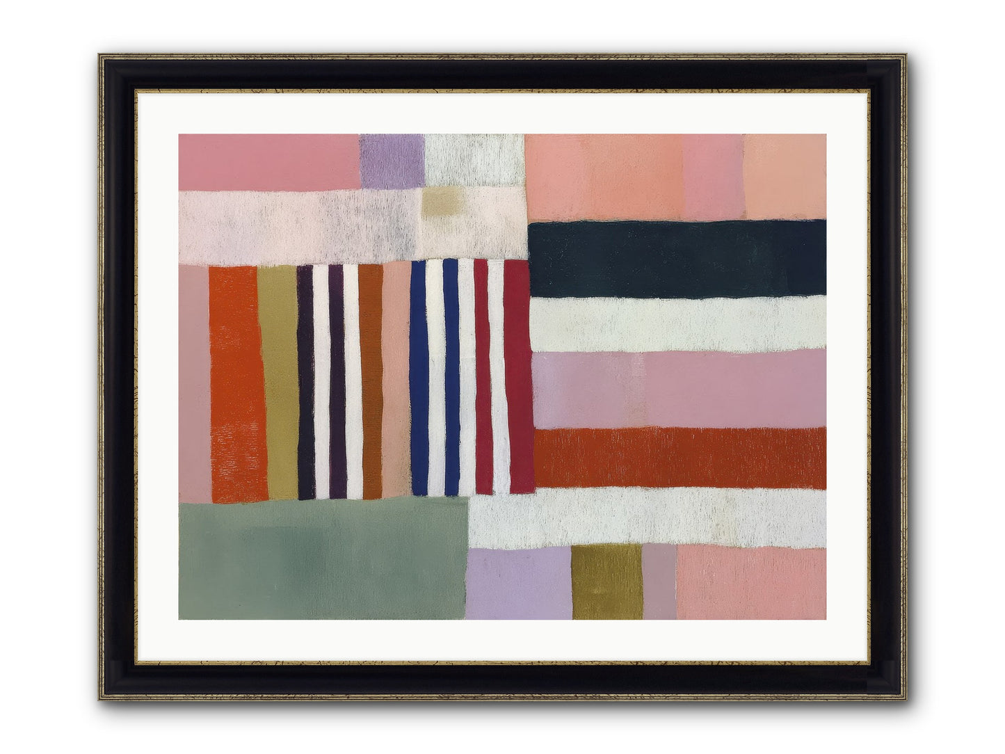 Seaborne Legacy Framed Print - Black & Gold 32x24