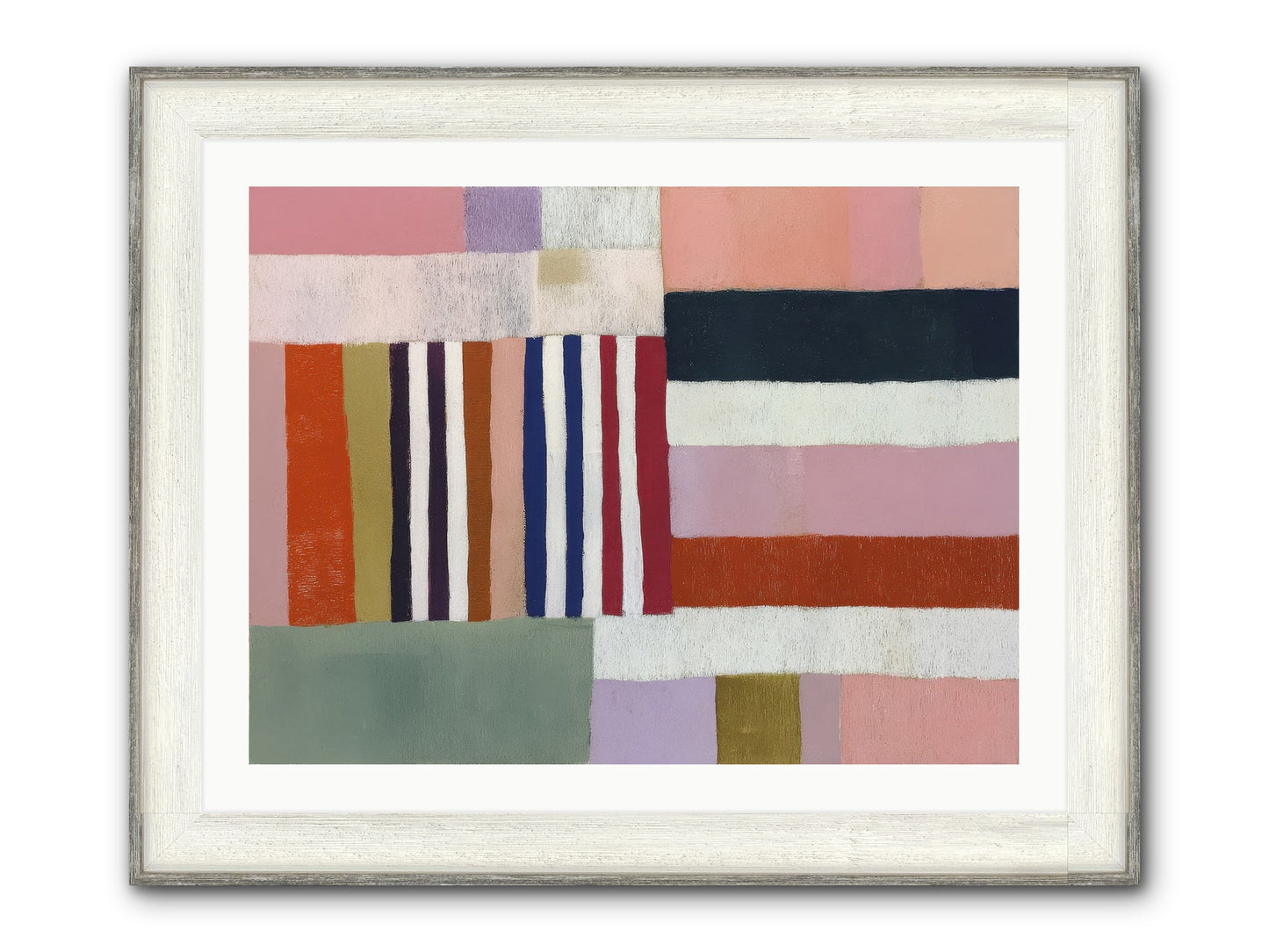 Seaborne Legacy Framed Print - Driftwood White 32x24
