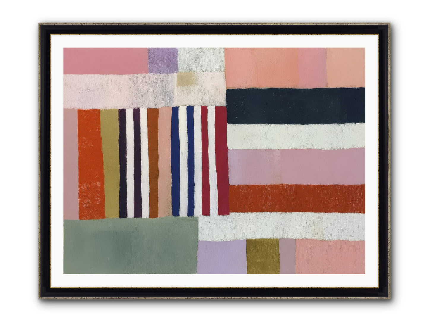 Seaborne Legacy Framed Print - Black & Gold 48x36
