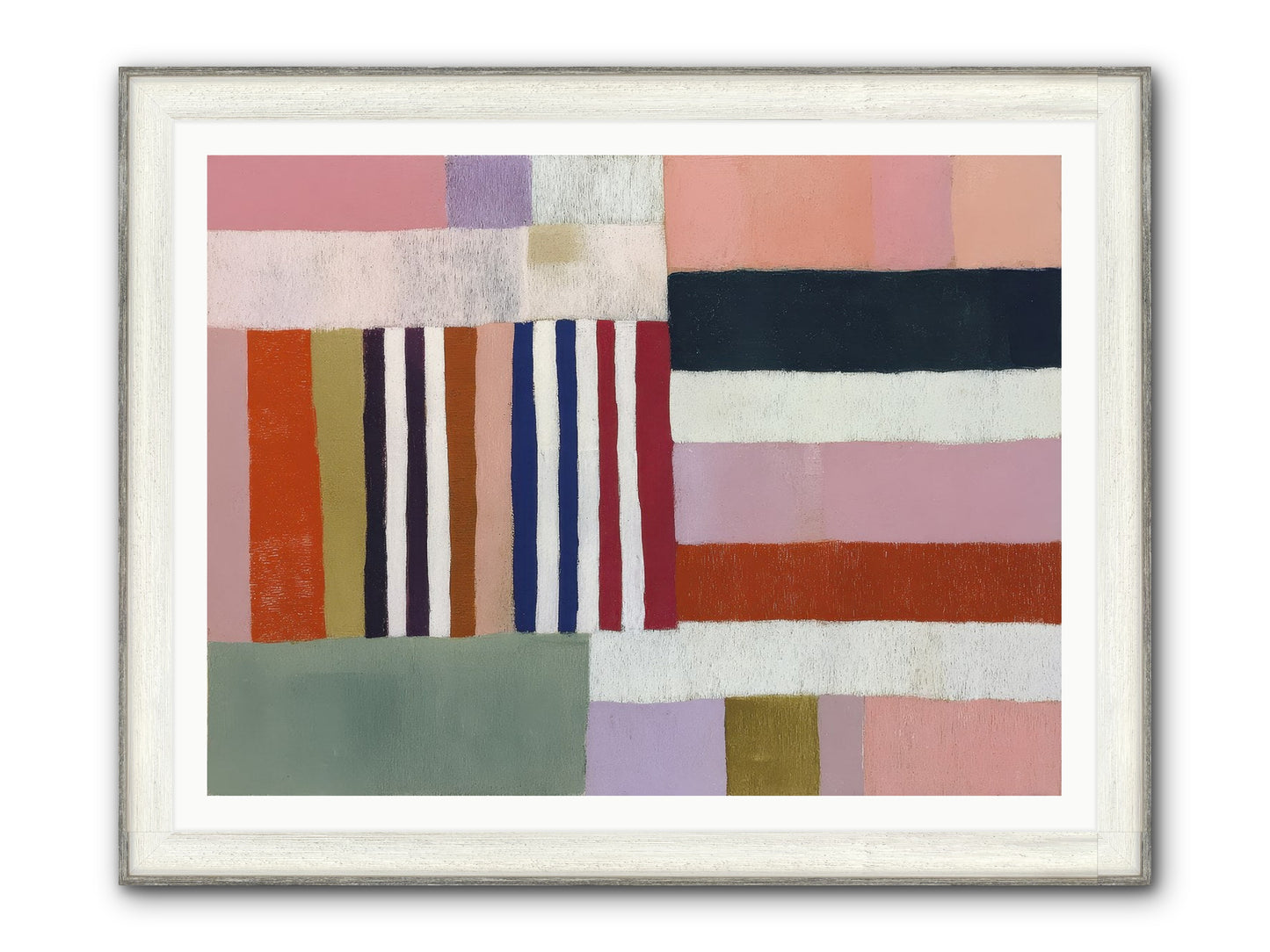 Seaborne Legacy Framed Print - Driftwood White 48x36