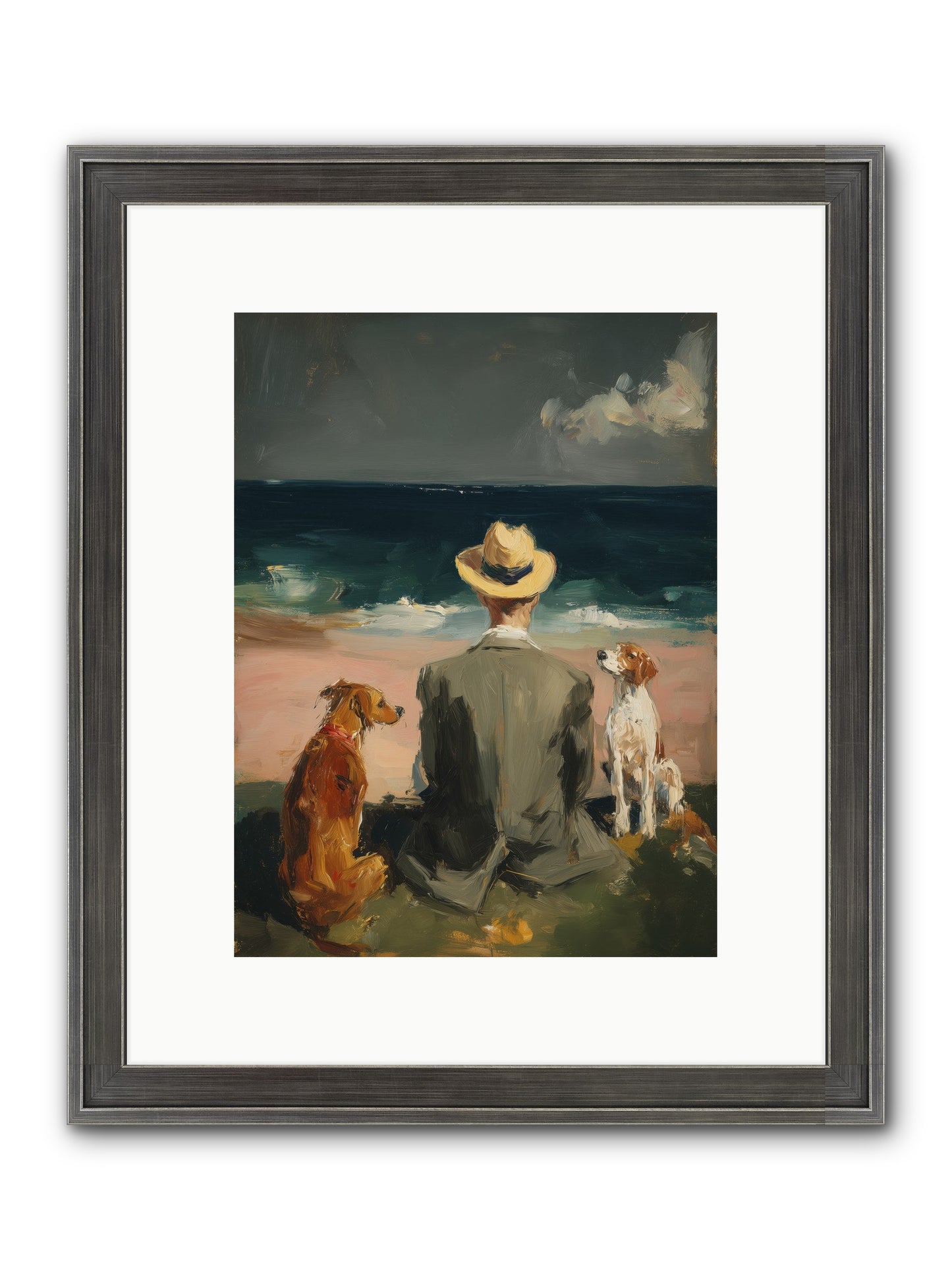 Seashell Memories Framed Print - Slimwoods Black/Silver 9x12