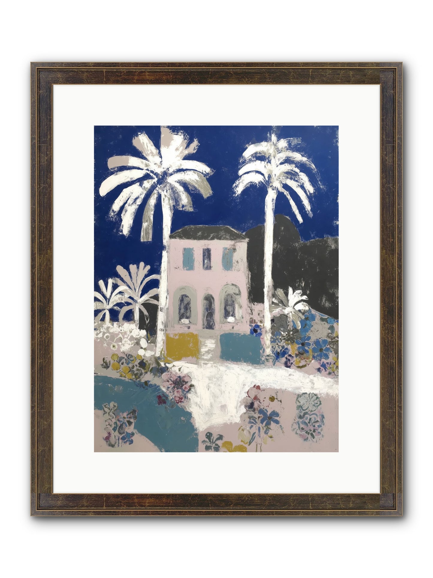 Seaside Sanctuary Framed Print - Slimwoods Black/Gold 12x16