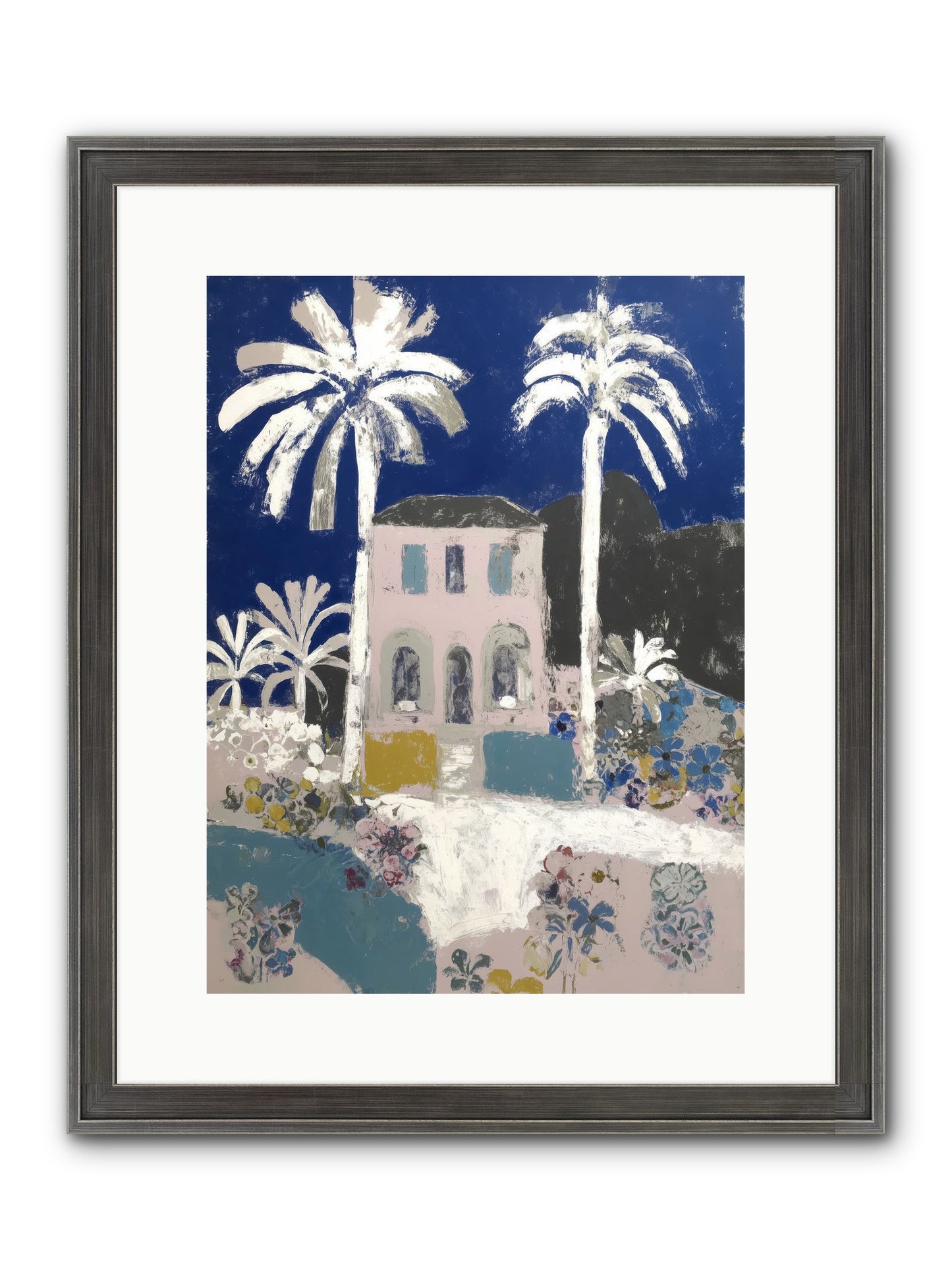 Seaside Sanctuary Framed Print - Slimwoods Black/Silver 12x16