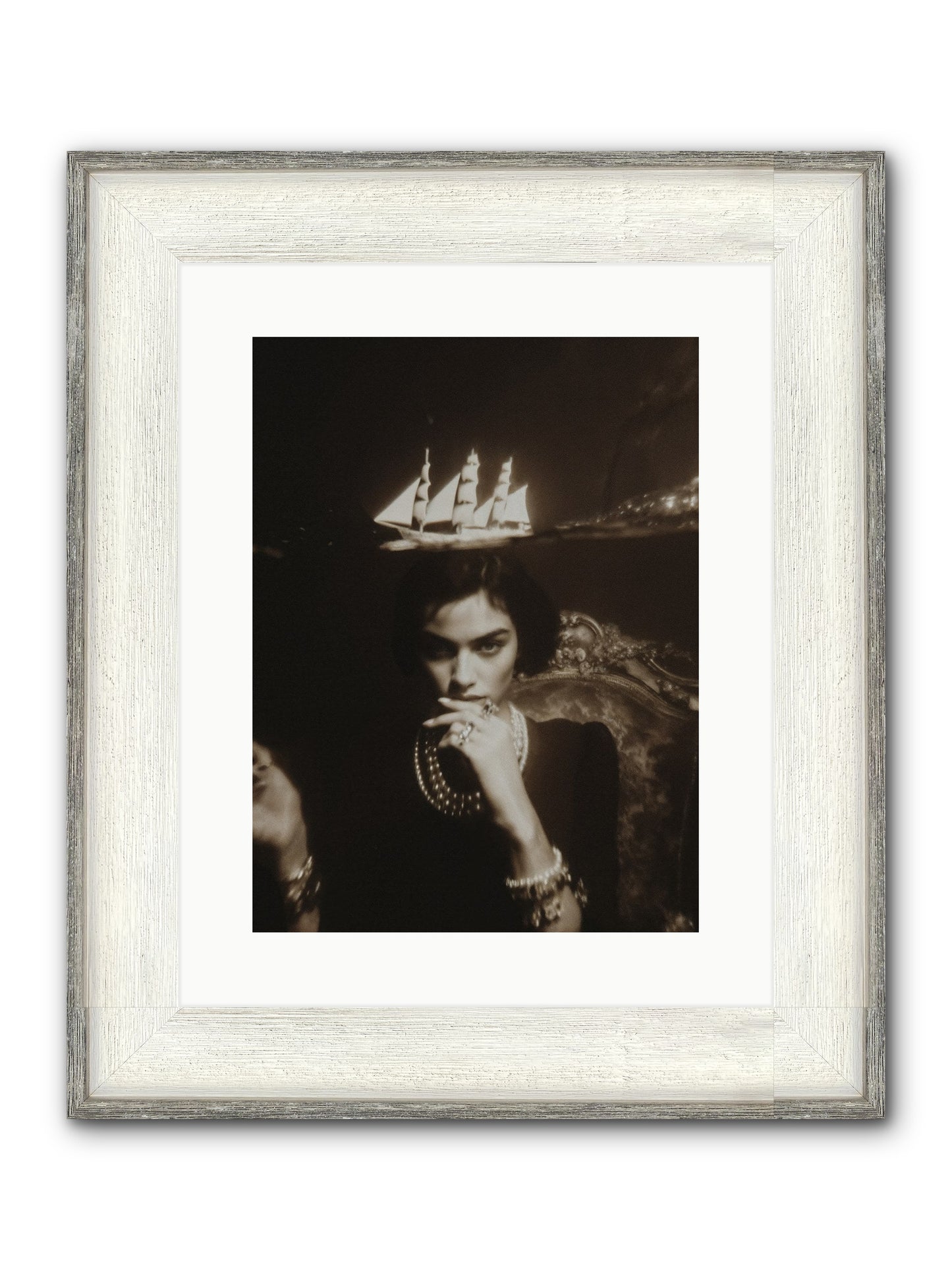 Season of Yes Framed Print - Driftwood White 12x16