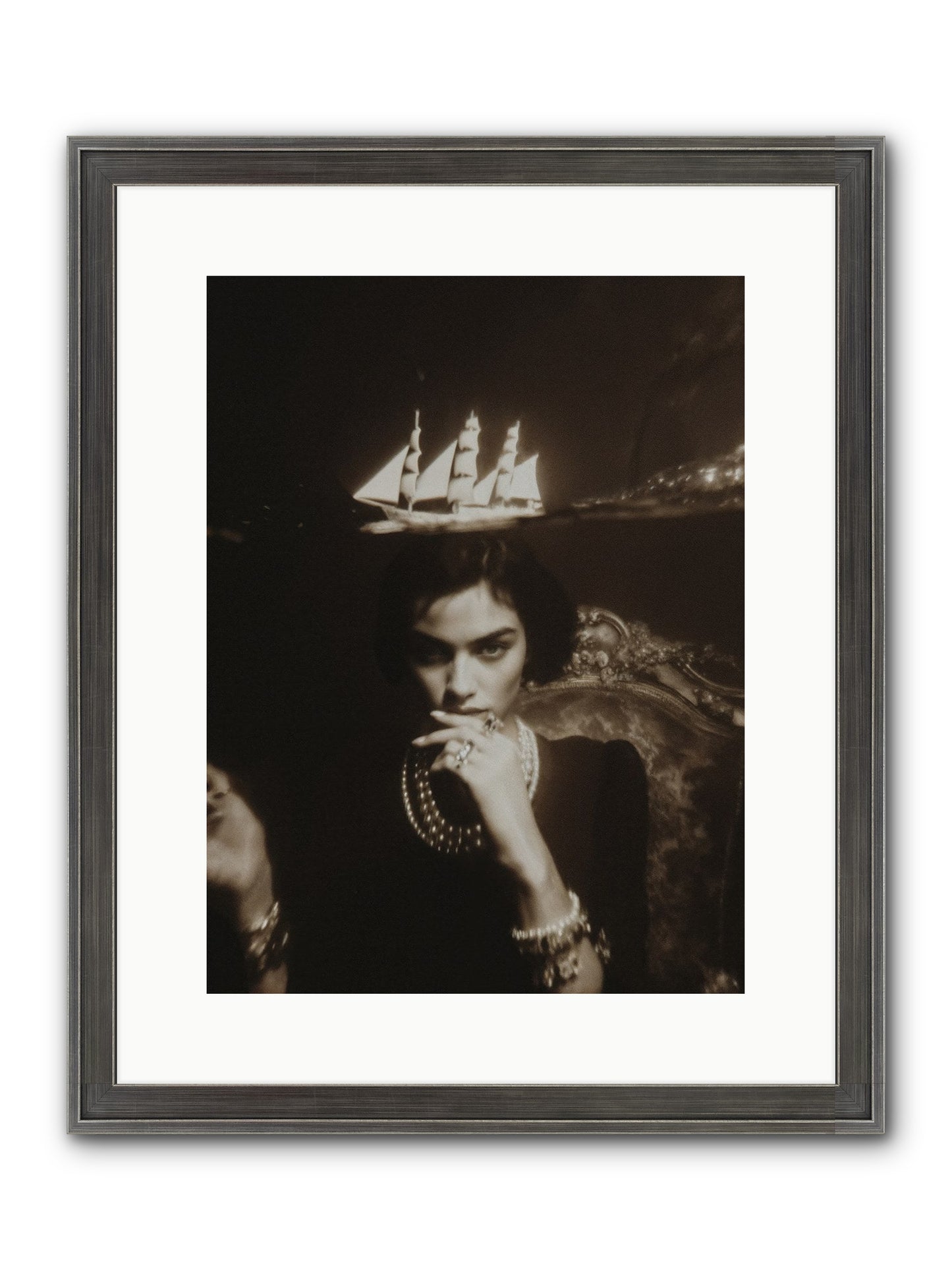 Season of Yes Framed Print - Slimwoods Black/Silver 12x16