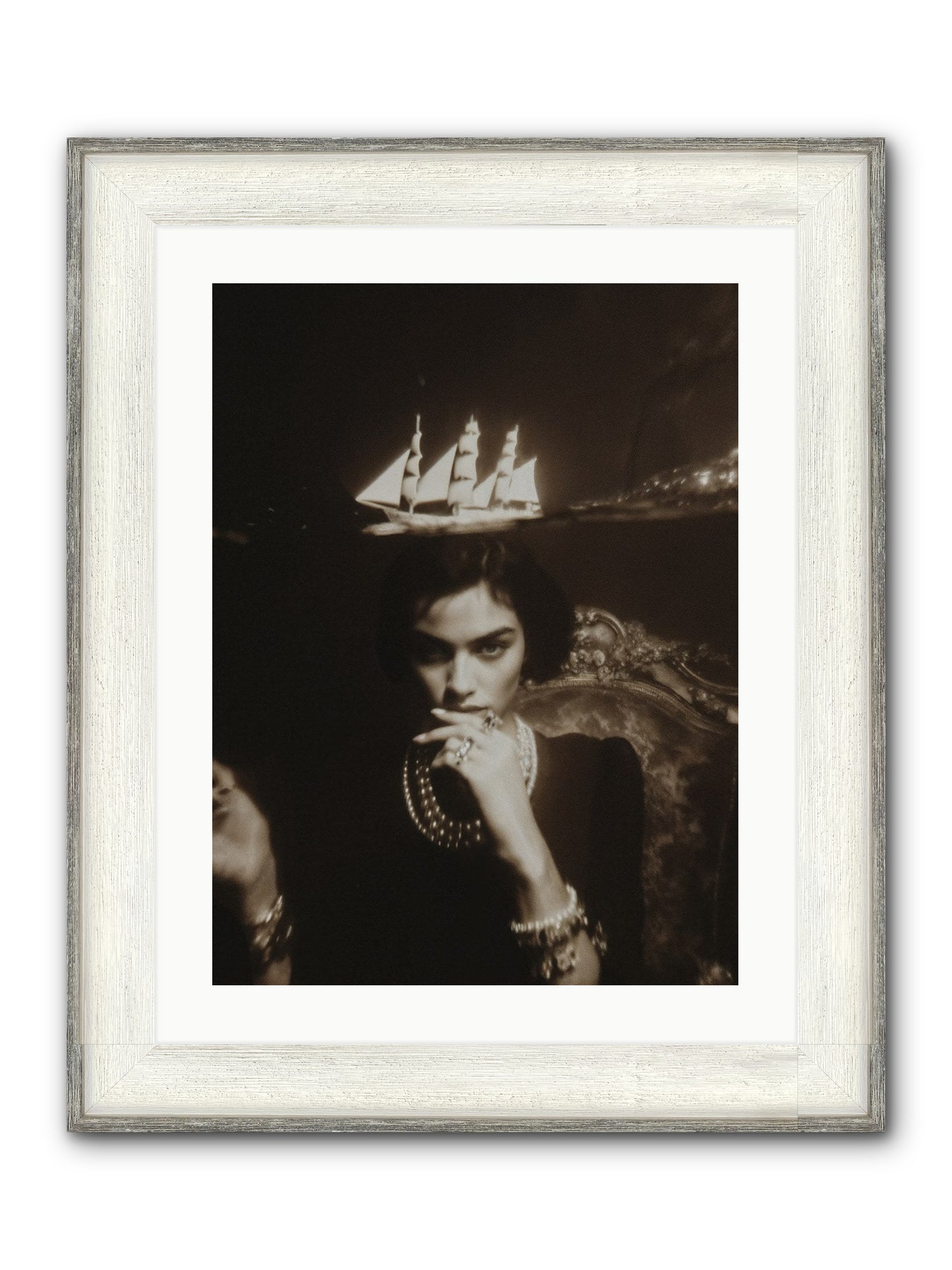 Season of Yes Framed Print - Driftwood White 18x24