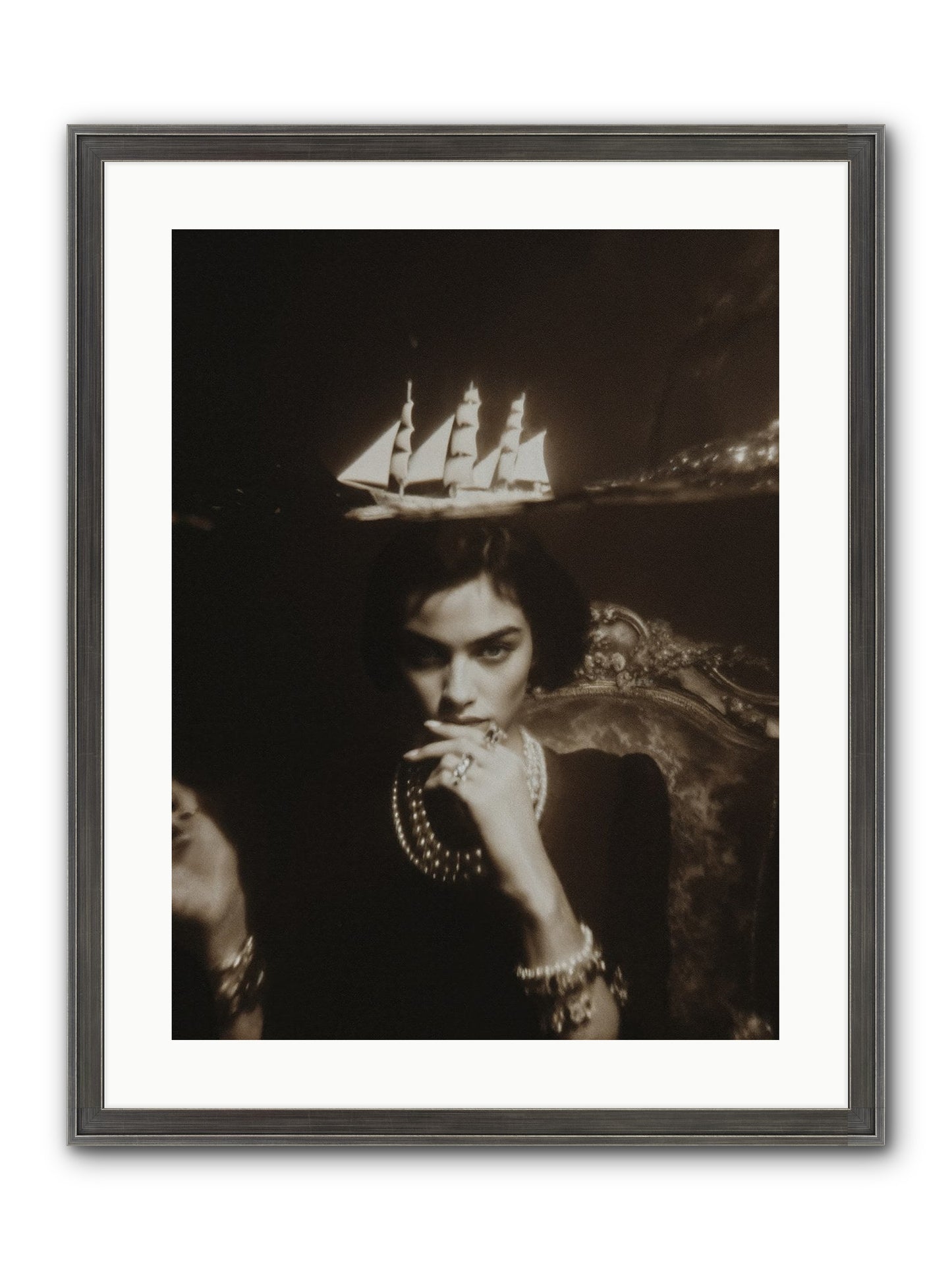 Season of Yes Framed Print - Slimwoods Black/Silver 18x24