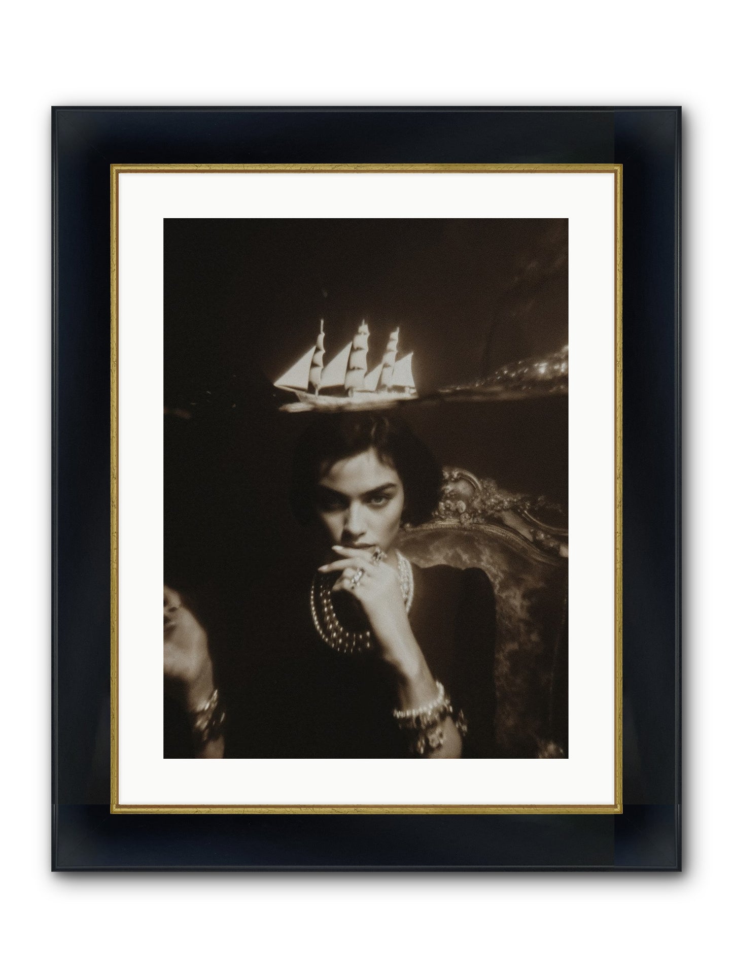 Season of Yes Framed Print - Wide Black w/Gold 18x24