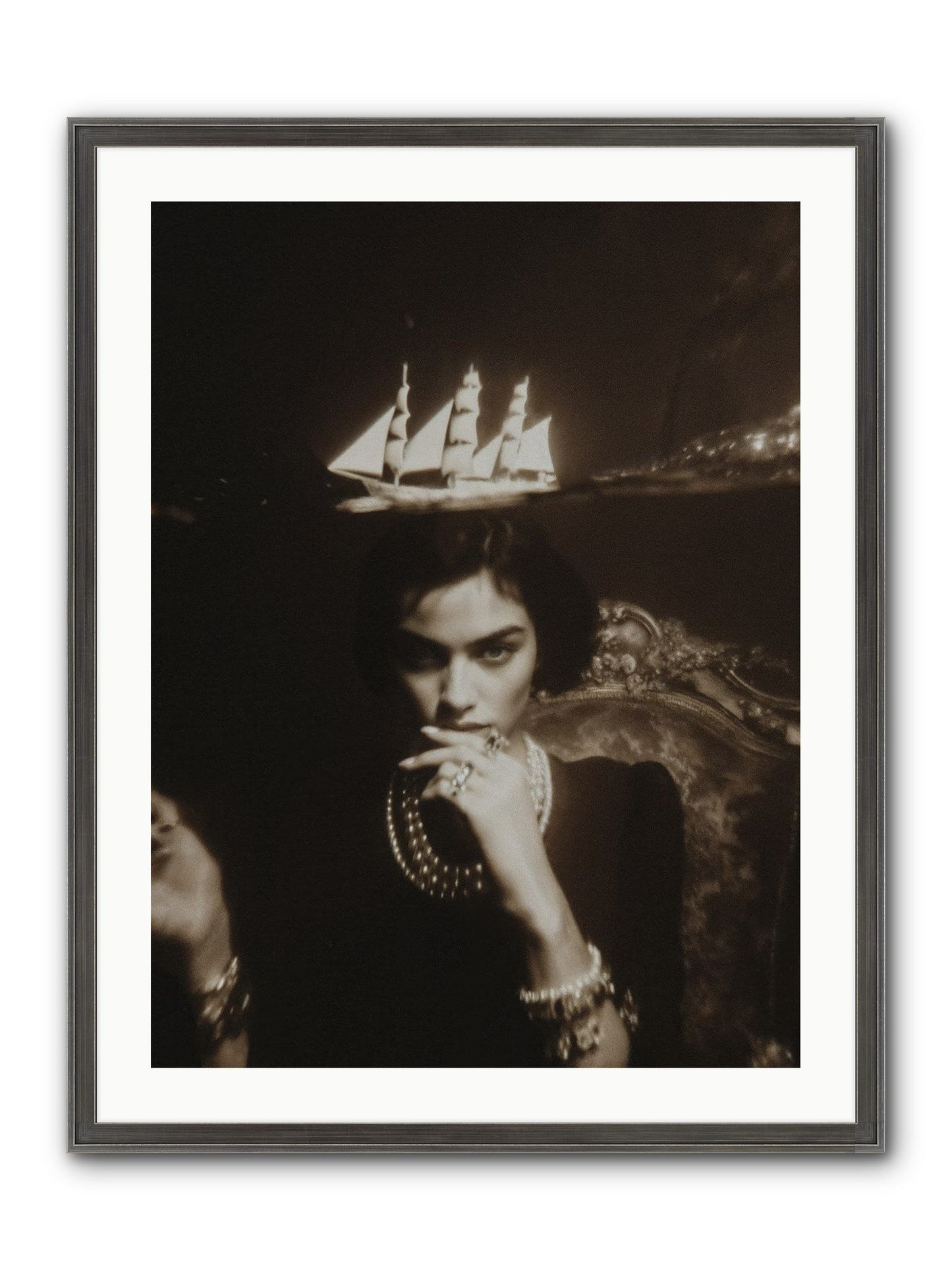 Season of Yes Framed Print - Slimwoods Black/Silver 24x32
