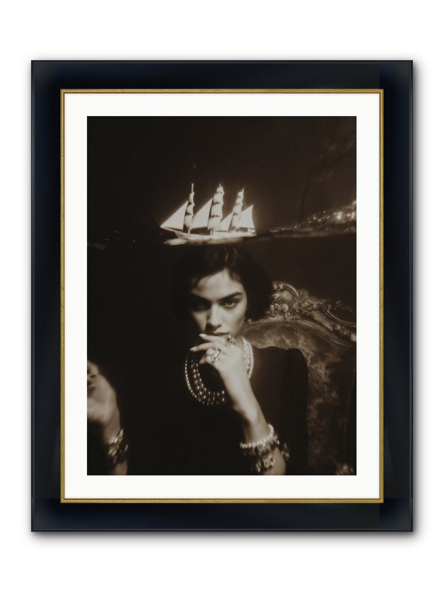 Season of Yes Framed Print - Wide Black w/Gold 24x32