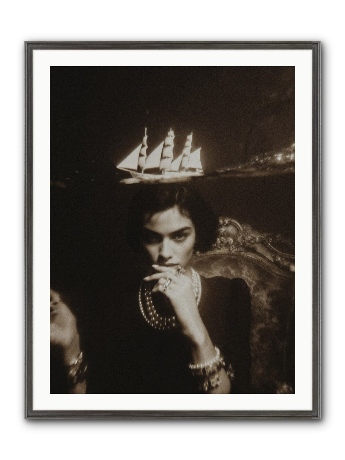 Season of Yes Framed Print - Slimwoods Black/Silver 30x40