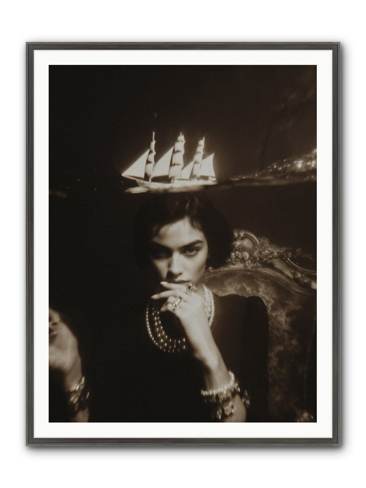 Season of Yes Framed Print - Slimwoods Black/Silver 36x48
