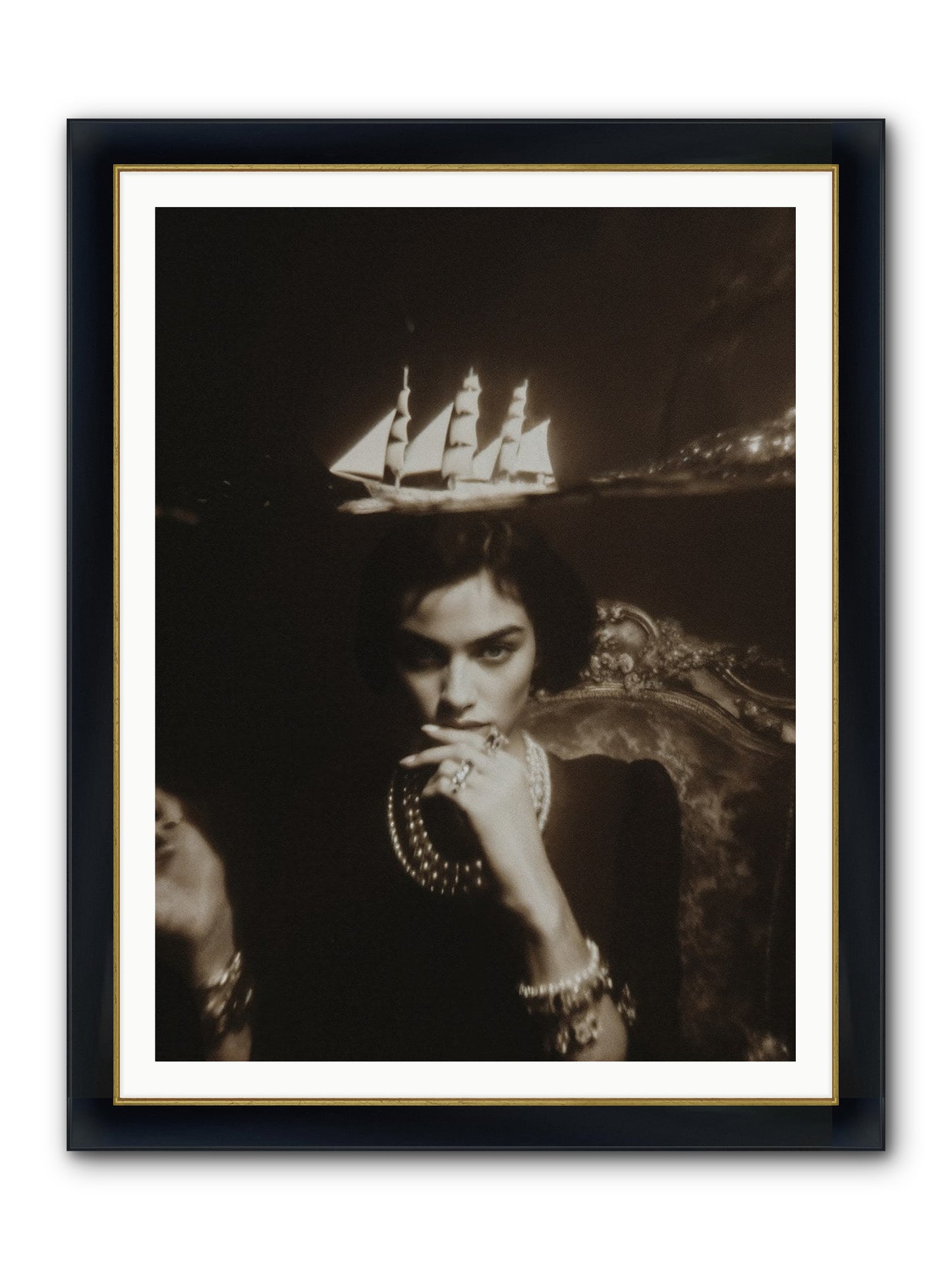 Season of Yes Framed Print - Wide Black w/Gold 36x48