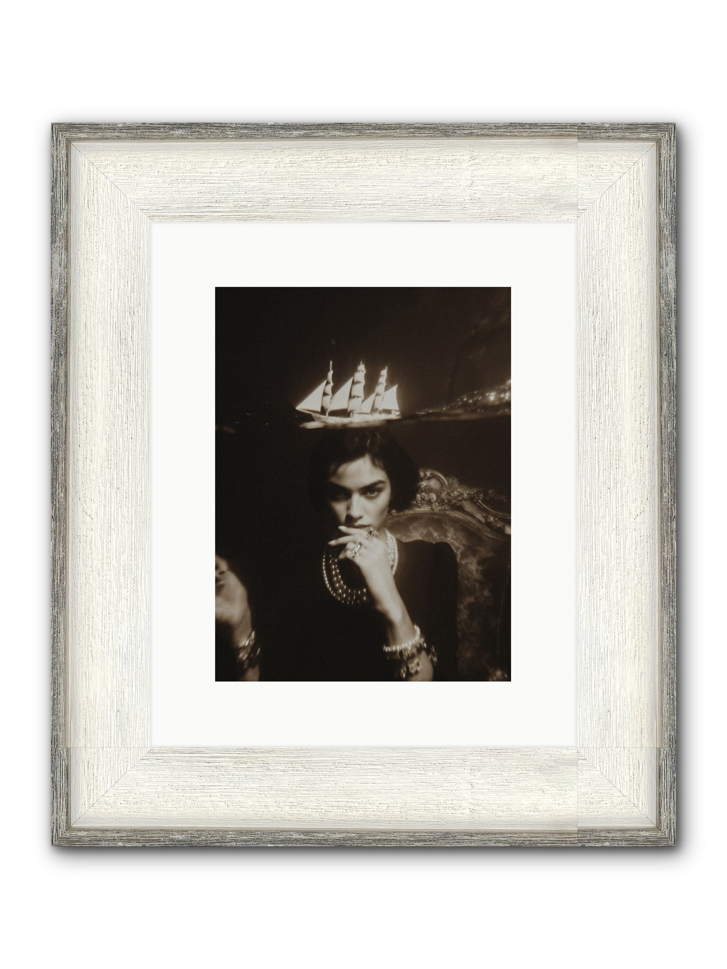 Season of Yes Framed Print - Driftwood White 9x12