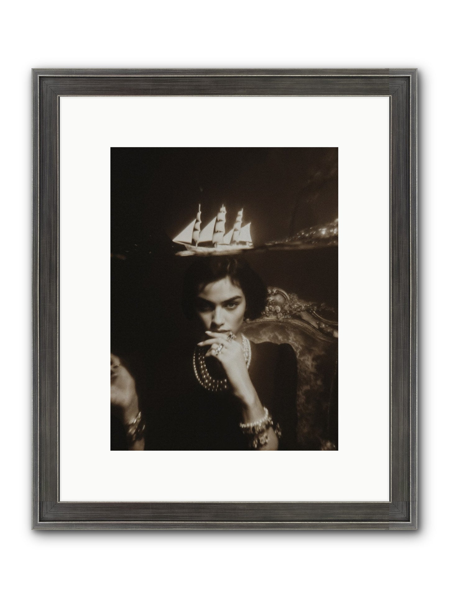 Season of Yes Framed Print - Slimwoods Black/Silver 9x12