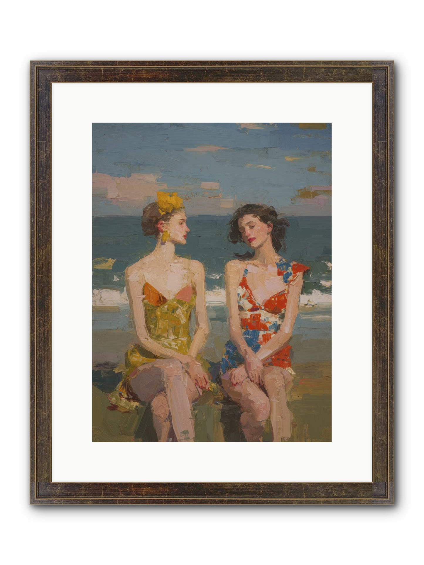 Seasons Of Gold Framed Print - Slimwoods Black/Gold 12x16
