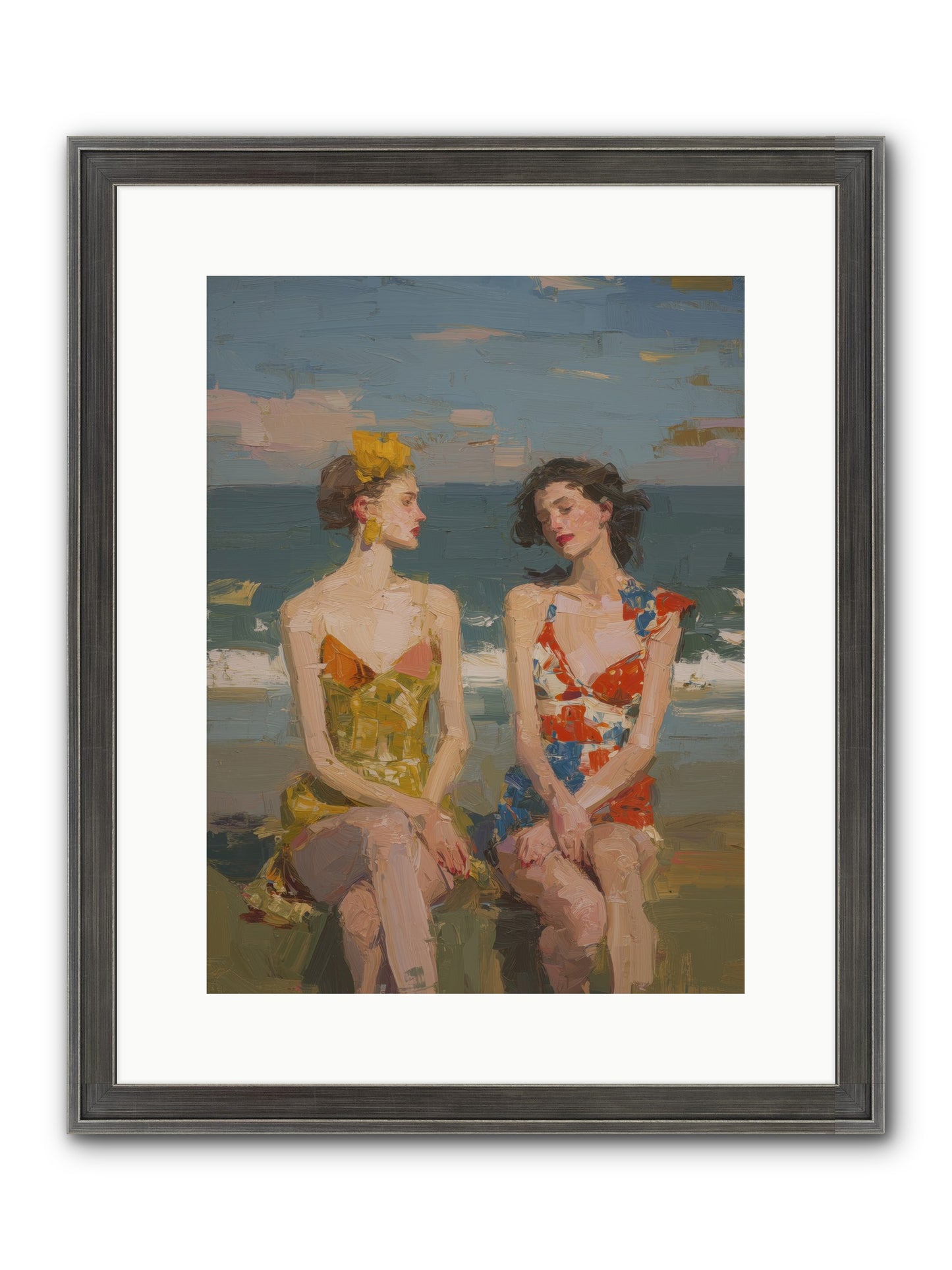 Seasons Of Gold Framed Print - Slimwoods Black/Silver 12x16