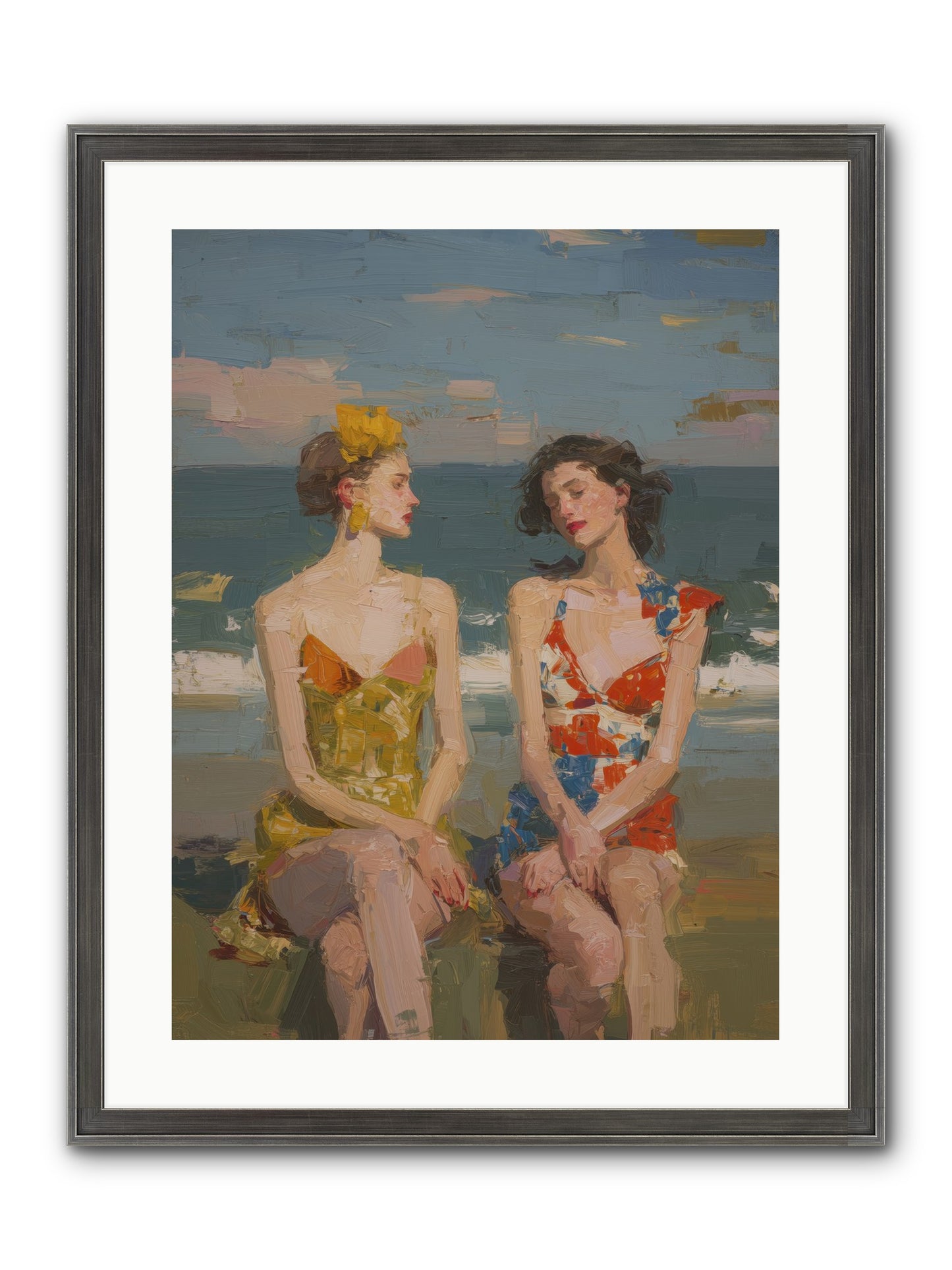 Seasons Of Gold Framed Print - Slimwoods Black/Silver 18x24