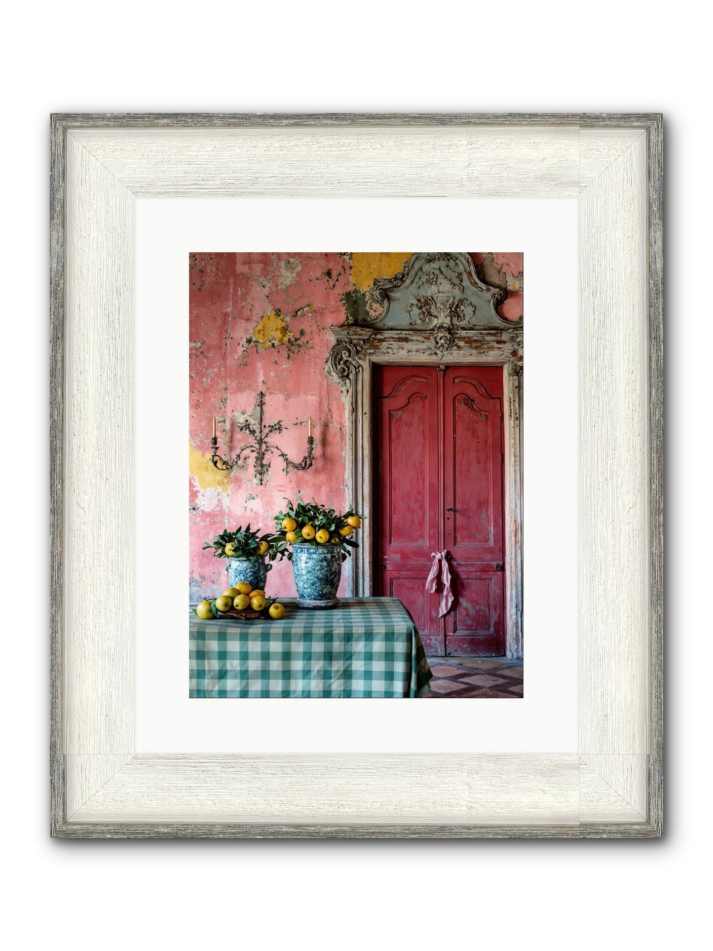 Secret Court Of Dreams Framed Print - Driftwood White 12x16