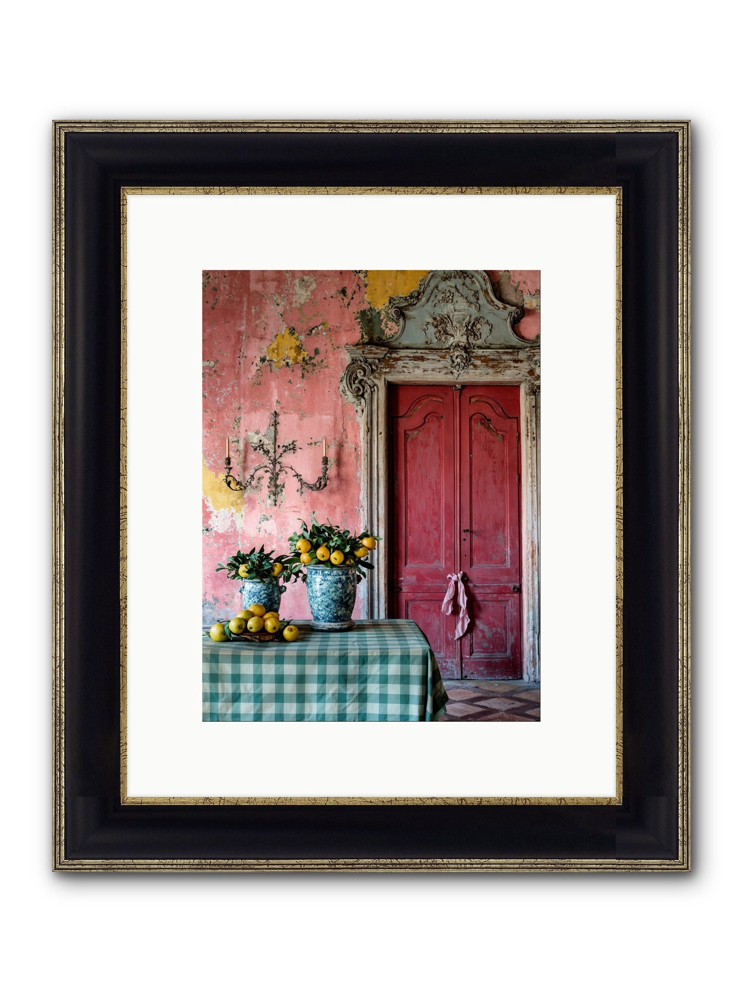 Secret Court Of Dreams Framed Print - Black & Gold 9x12