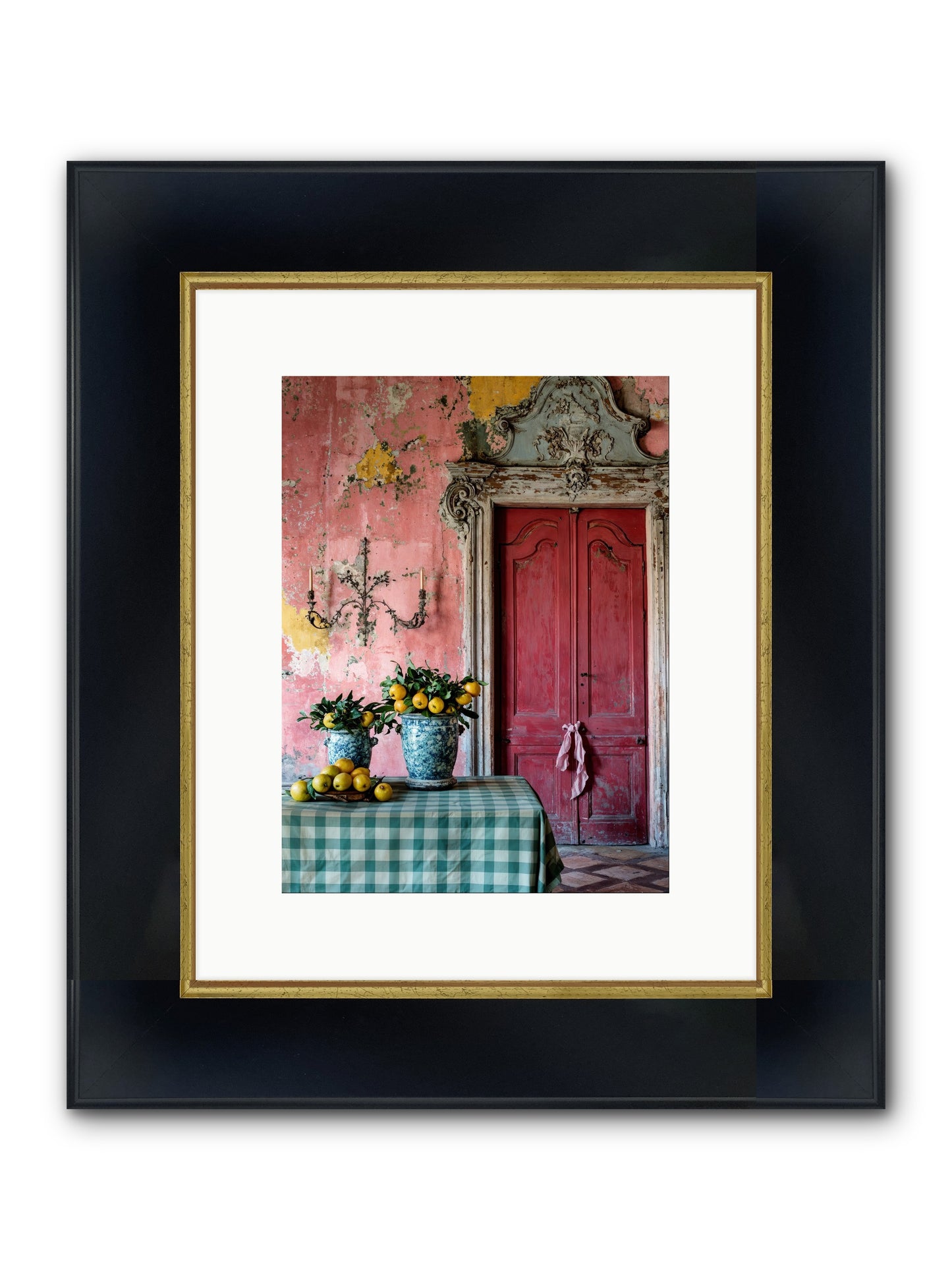 Secret Court Of Dreams Framed Print - Wide Black w/Gold 9x12