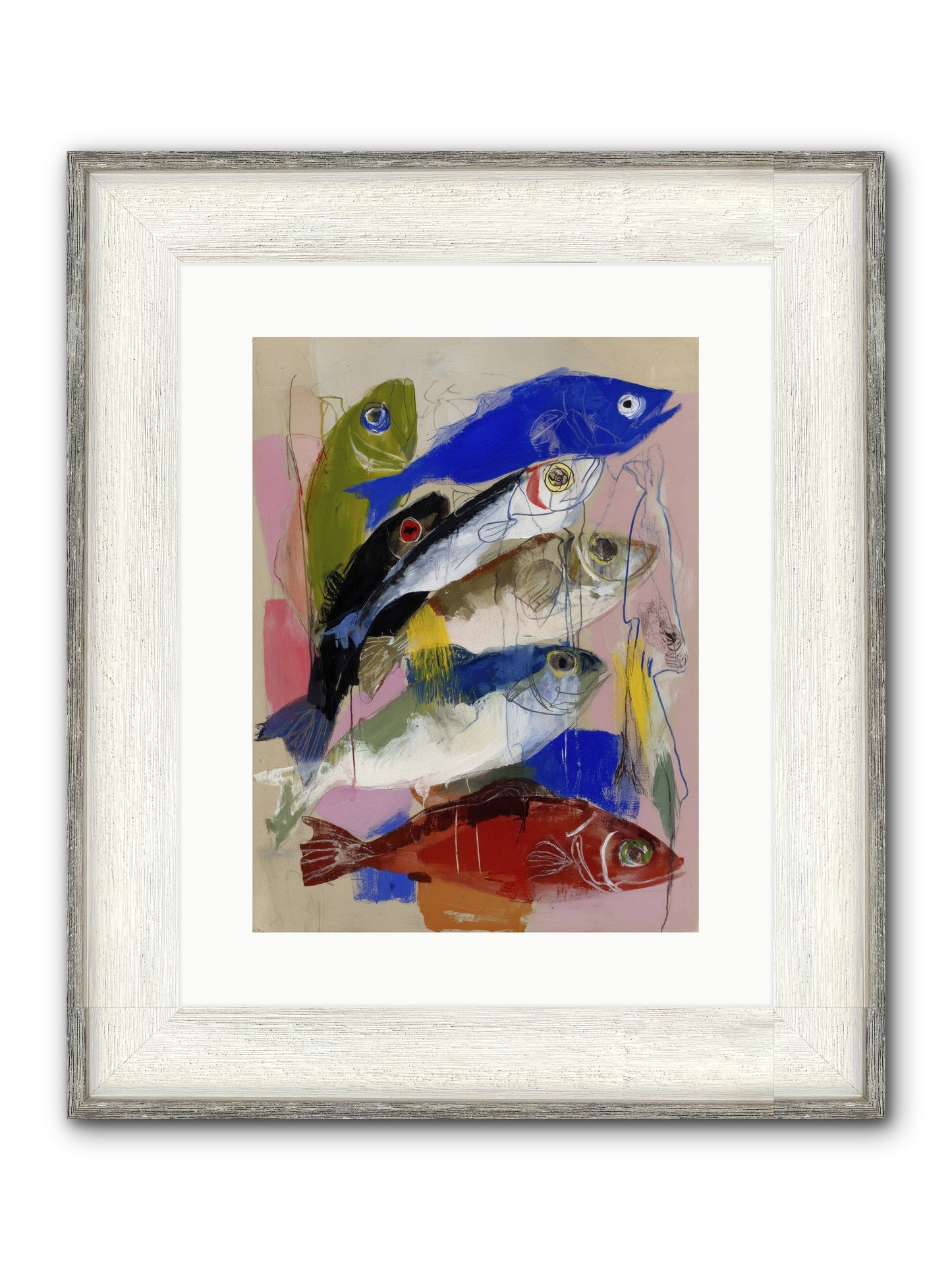 Secret Language Framed Print - Driftwood White 12x16
