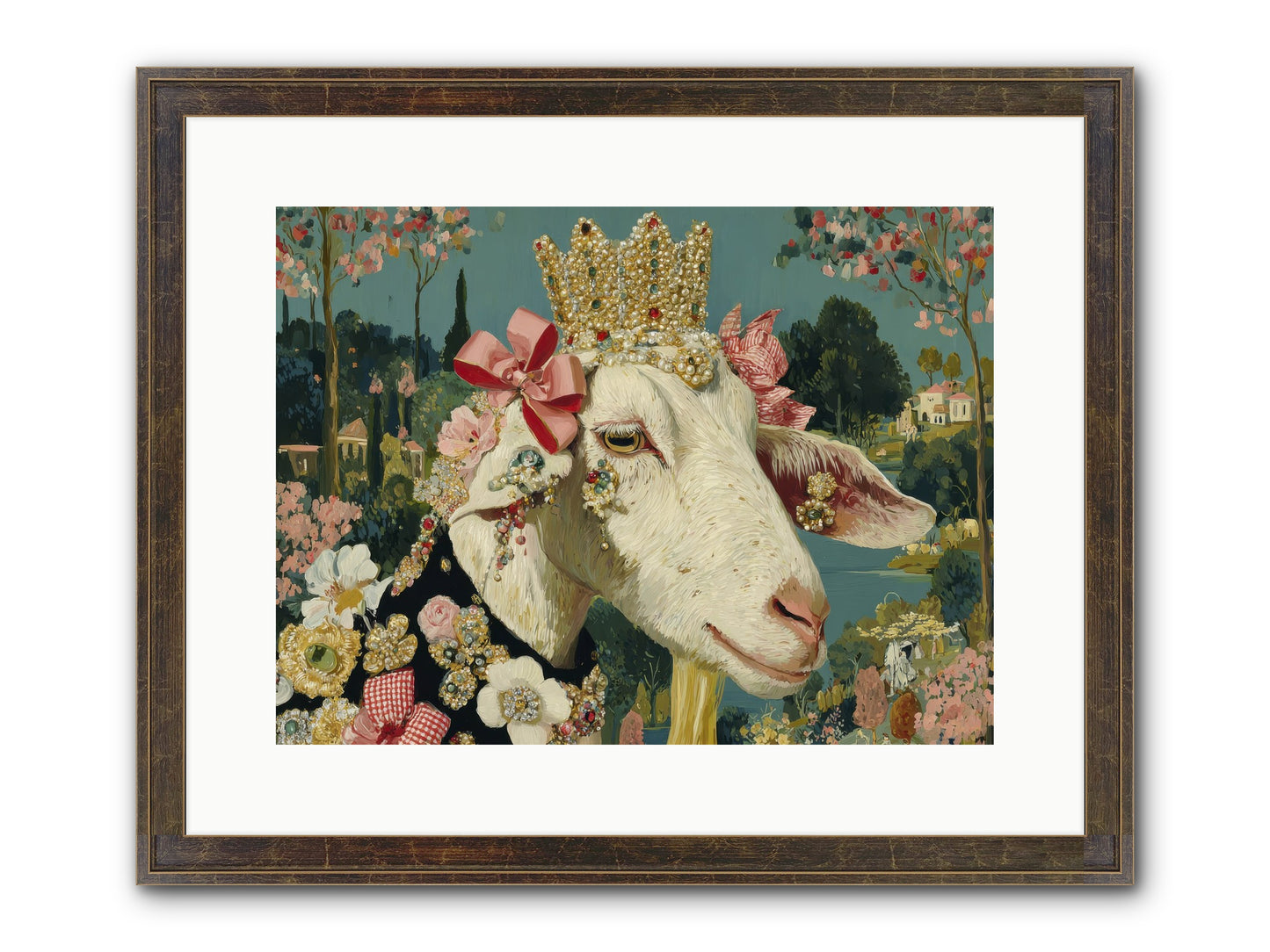 Secret Notes Framed Print - Slimwoods Black/Gold 16x12