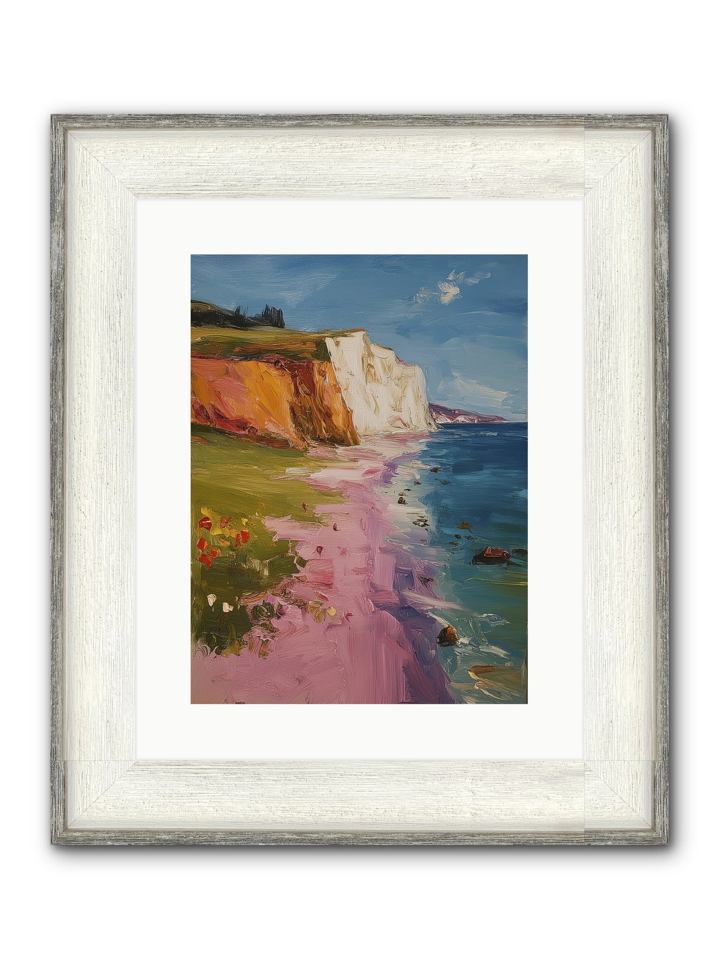 Secret Sanctuary Framed Print - Driftwood White 12x16
